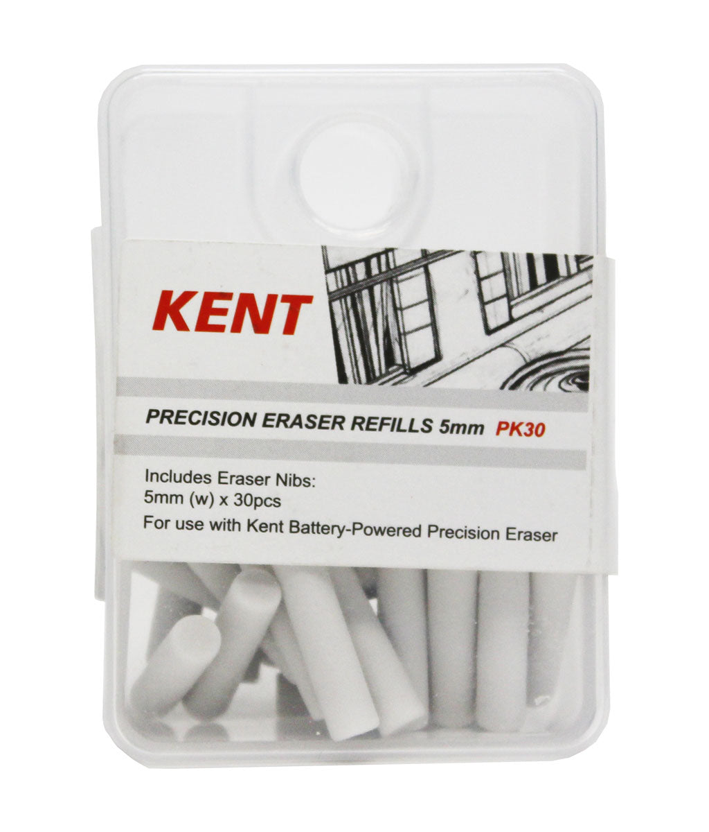 Kent Battery Eraser Refill 5mm Pkt 30