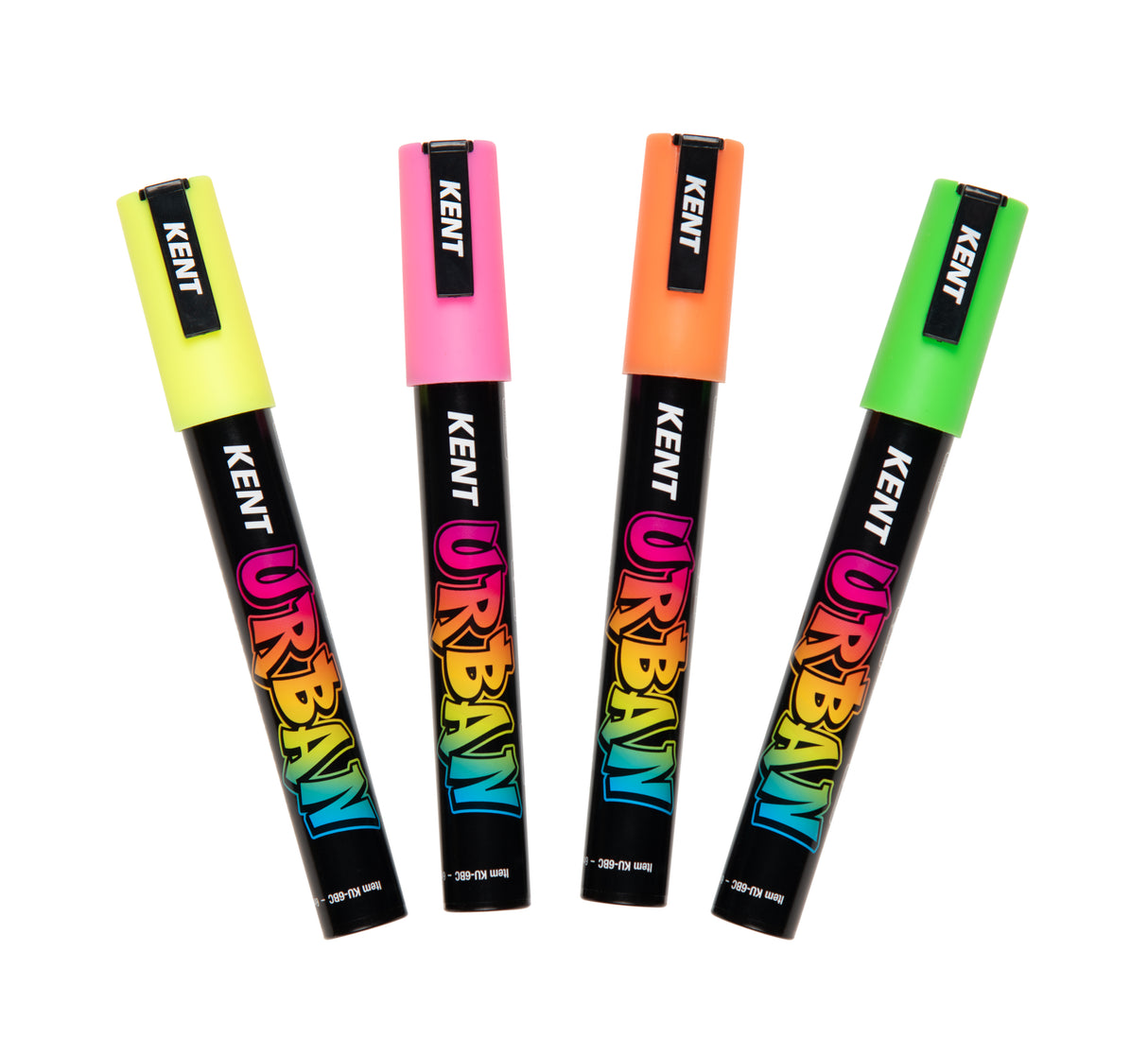 Kent Urban Acrylic Paint Markers – Medium Nib 6mm Fluoro Pack 4