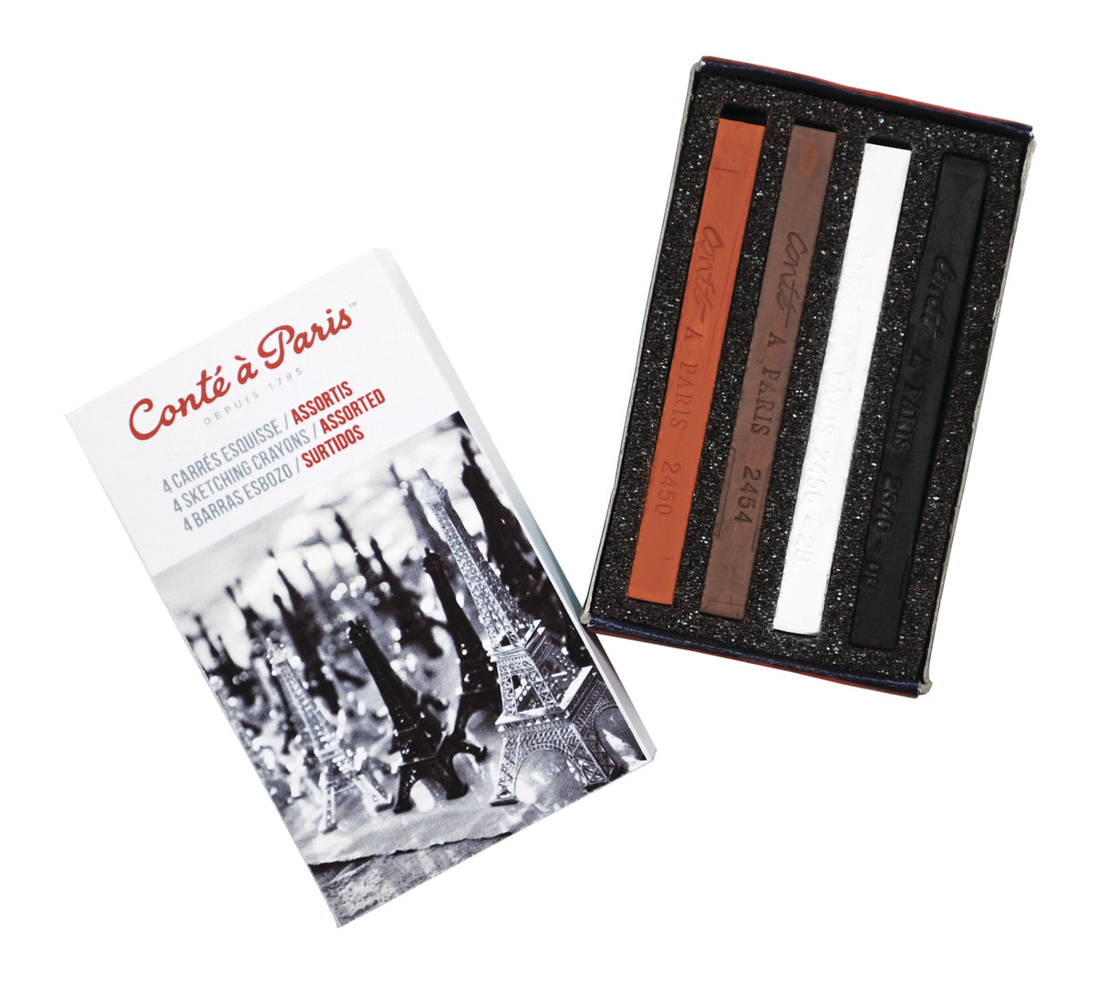 Conte A Paris Carre Crayon Sketch Sketch Match Box 4