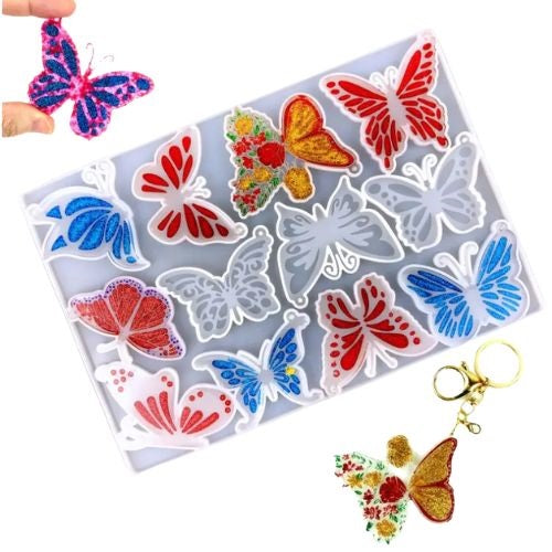 MAD 12 Butterflies Silicone Mold