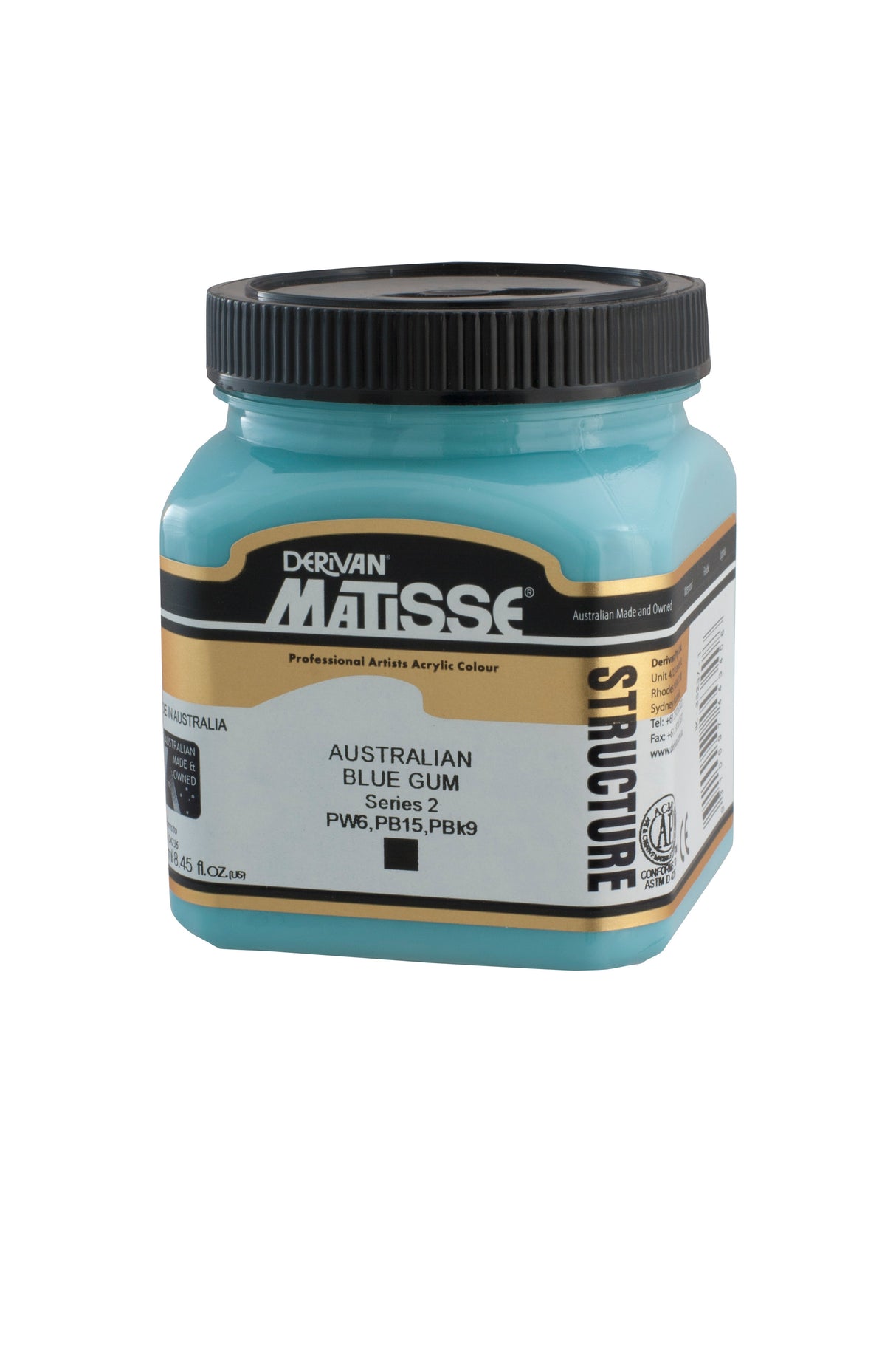Matisse Structure Acrylic Paint 250ml Tube - Color - AUSTRALIAN BLUE GUM SERIES 2