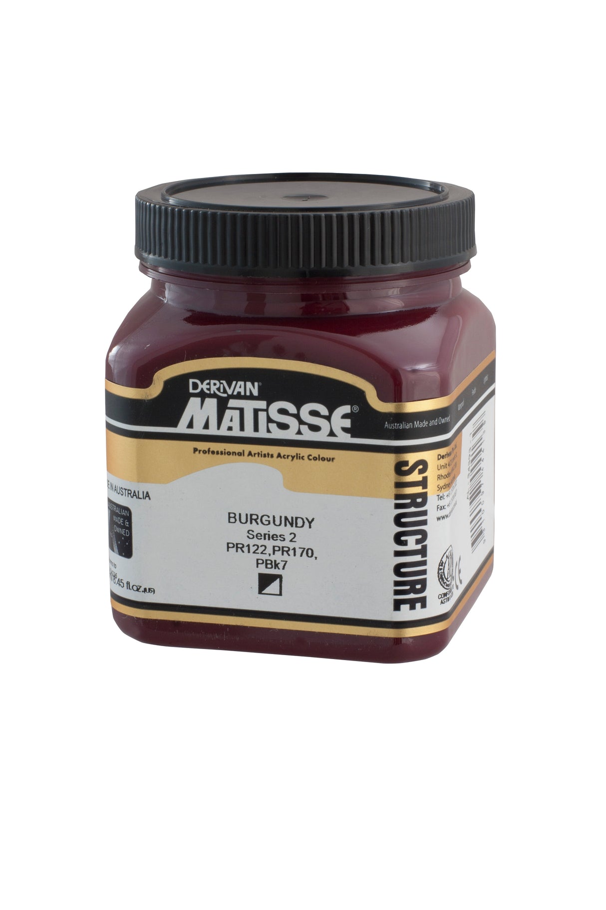 Matisse Structure Acrylic Paint 250ml Tube - Color - BURGUNDY SERIES 2