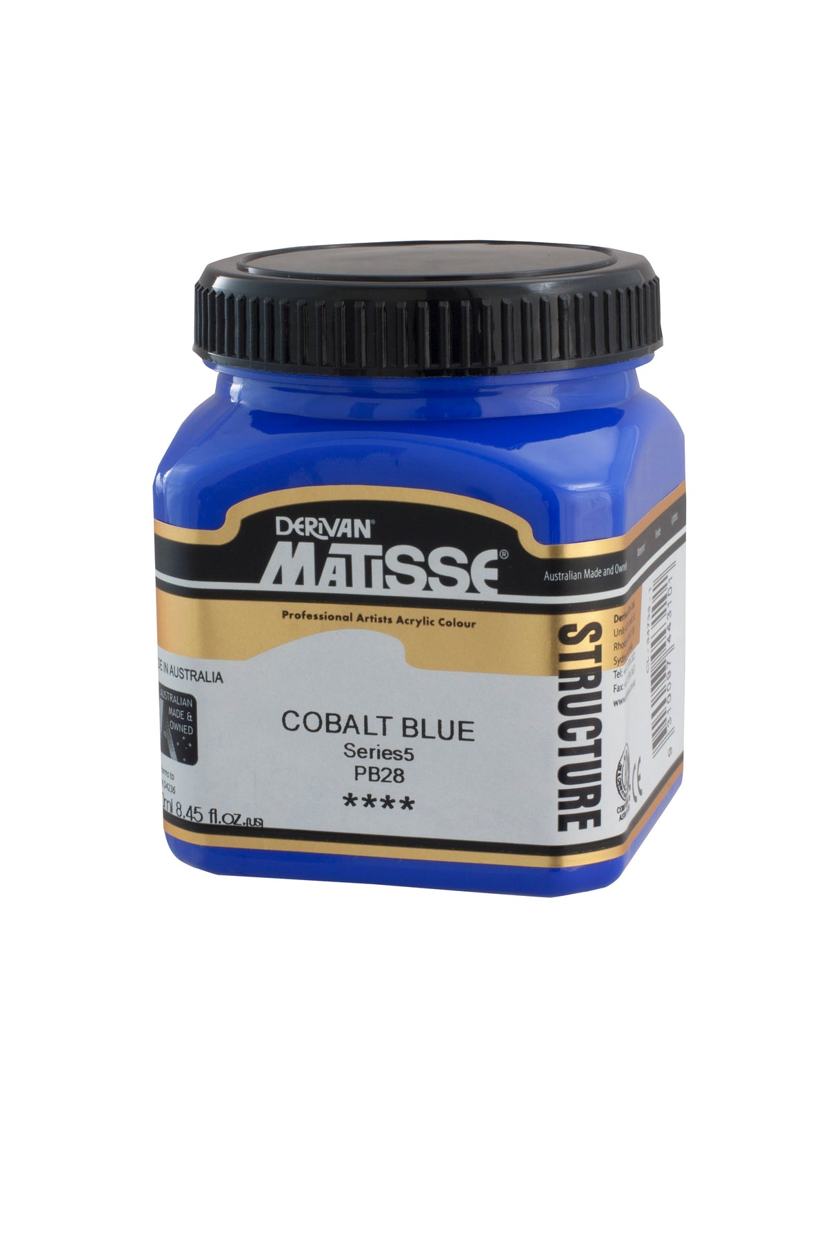 Matisse Structure Acrylic Paint 250ml Tube - Color - COBALT BLUE SERIES 5