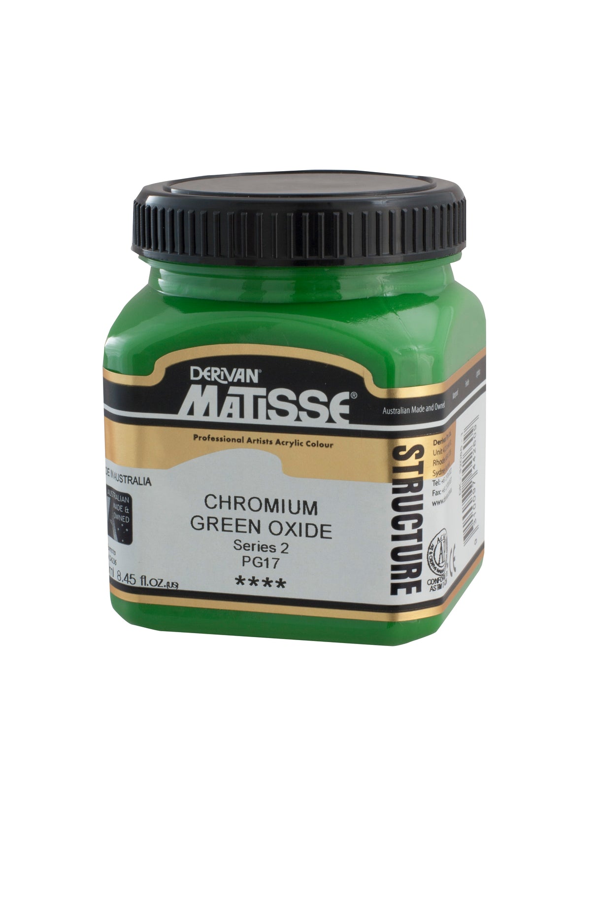 Matisse Structure Acrylic Paint 250ml Tube - Color - CHROMIUM GREEN OXIDE SERIES 2