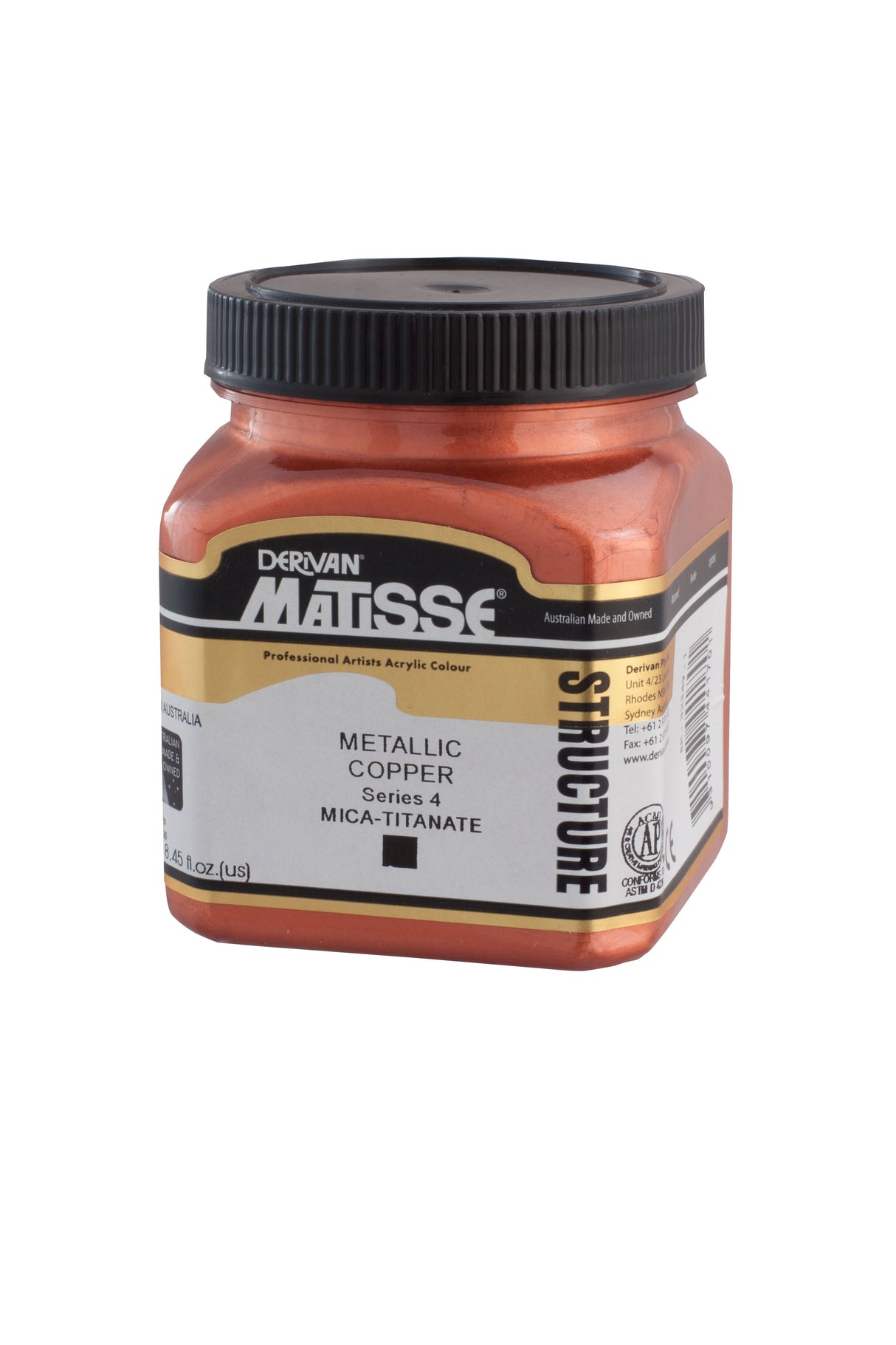 Matisse Structure Acrylic Paint 250ml Tube - Color - METALLIC COPPER SERIES 4