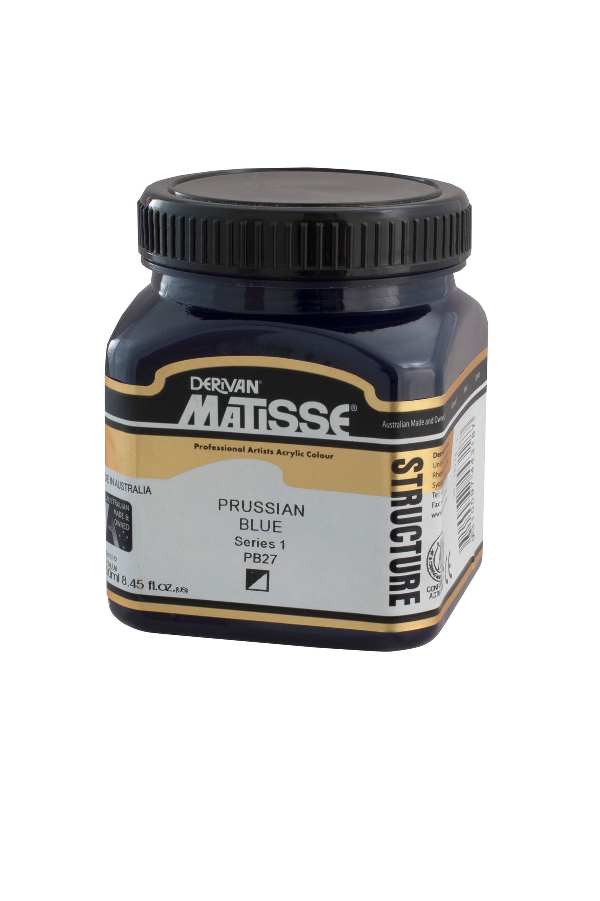 Matisse Structure Acrylic Paint 250ml Tube - Color - PRUSSIAN BLUE SERIES 2