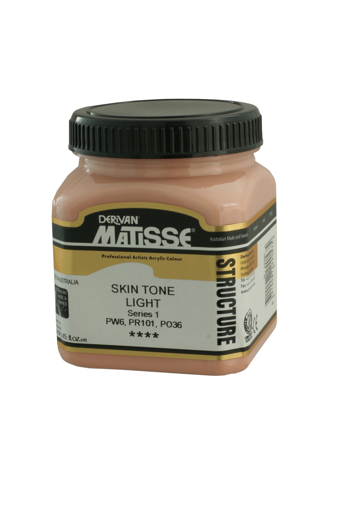 Matisse Structure Acrylic Paint 250ml Tube - Color - SKIN TONE LIGHT SERIES 1