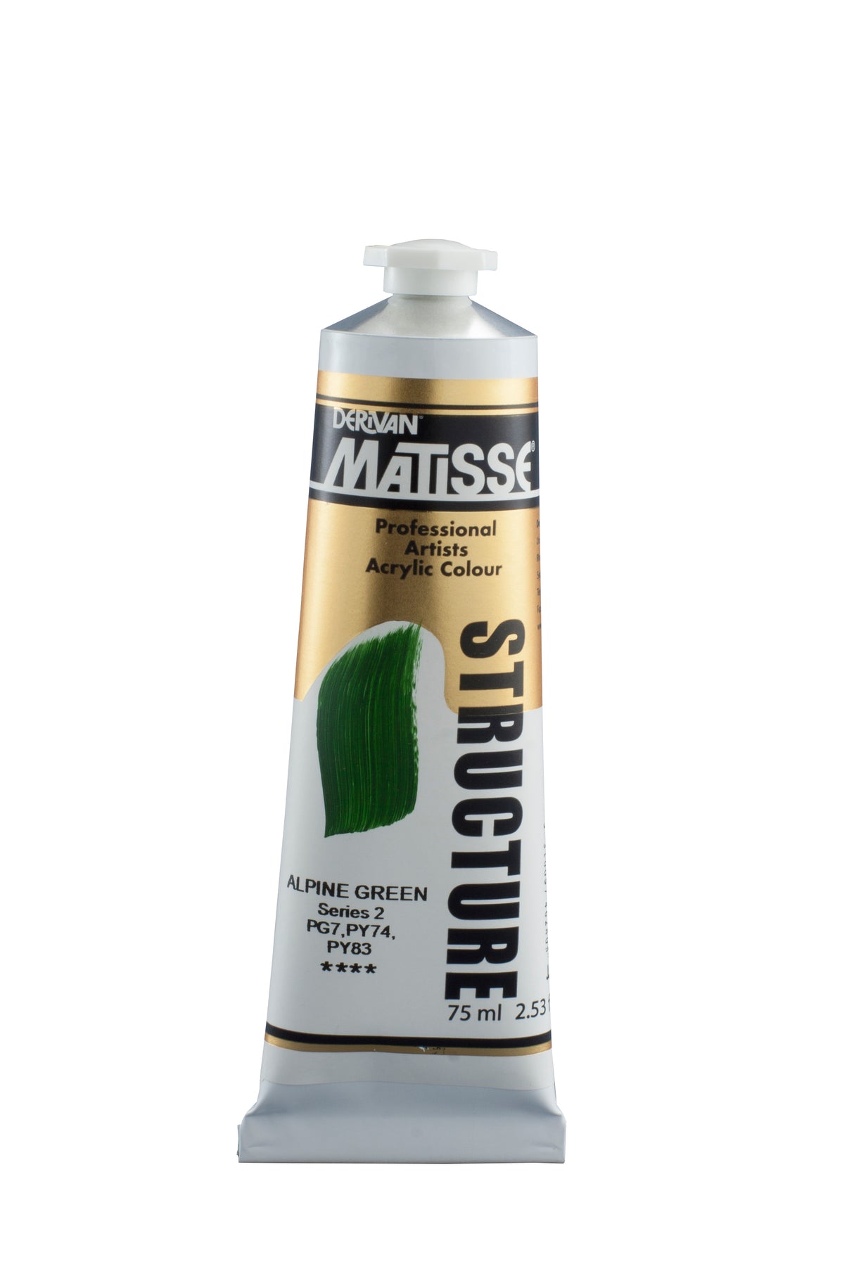 Matisse Structure Acrylic Paint 75ml Tube - Color - ALPINE GREEN SERIES 2