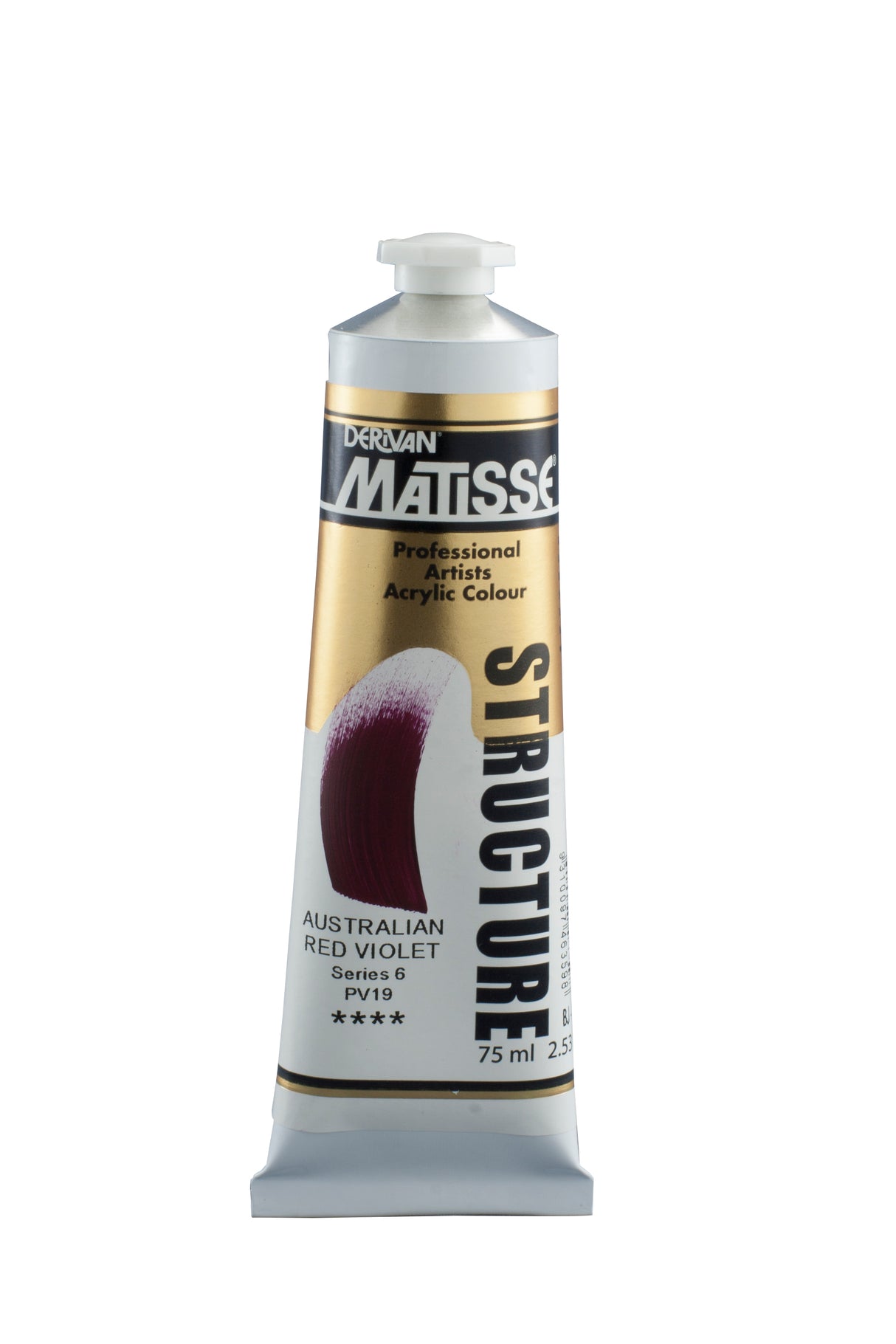 Matisse Structure Acrylic Paint 75ml Tube - Color - AUSTRALIAN RED VIOLET SERIES 6