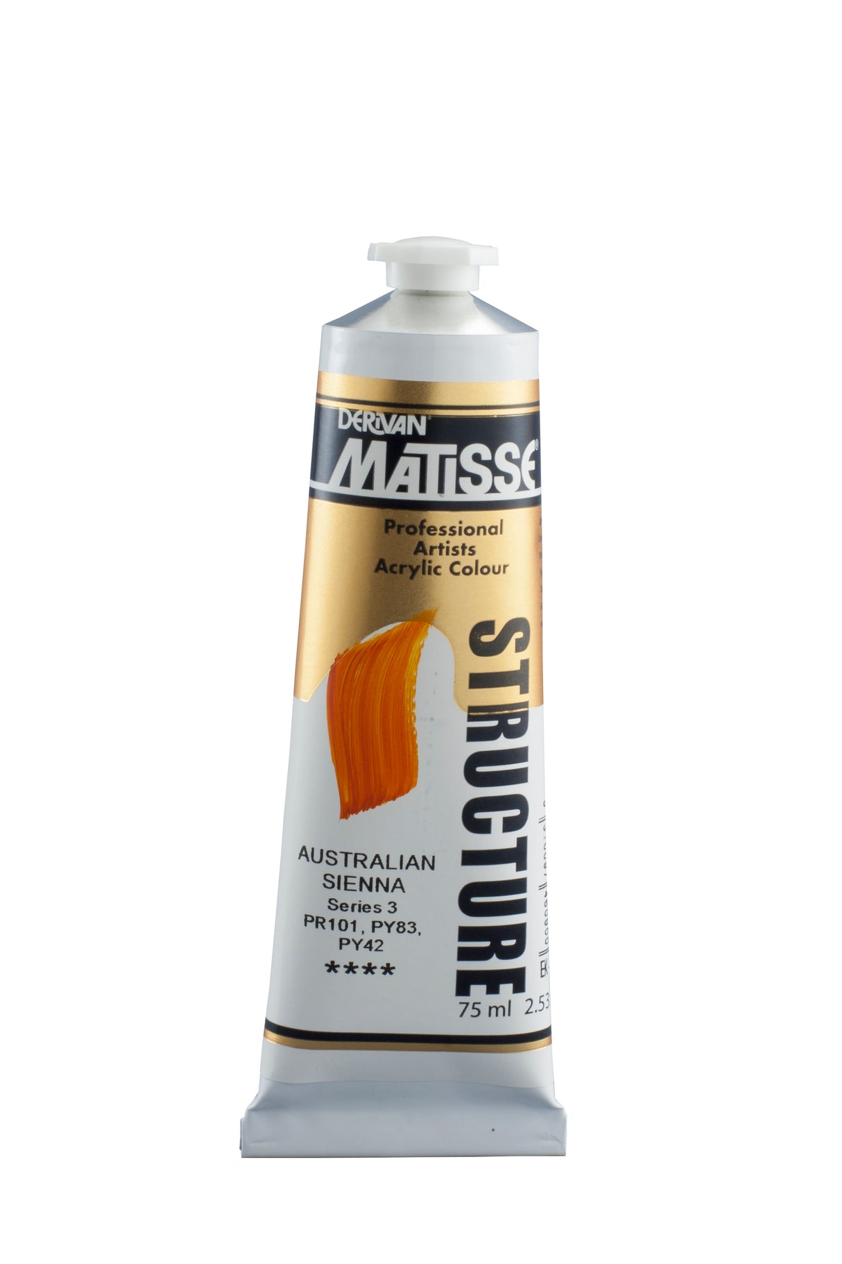 Matisse Structure Acrylic Paint 75ml Tube - Color - AUSTRALIAN SIENNA SERIES 3