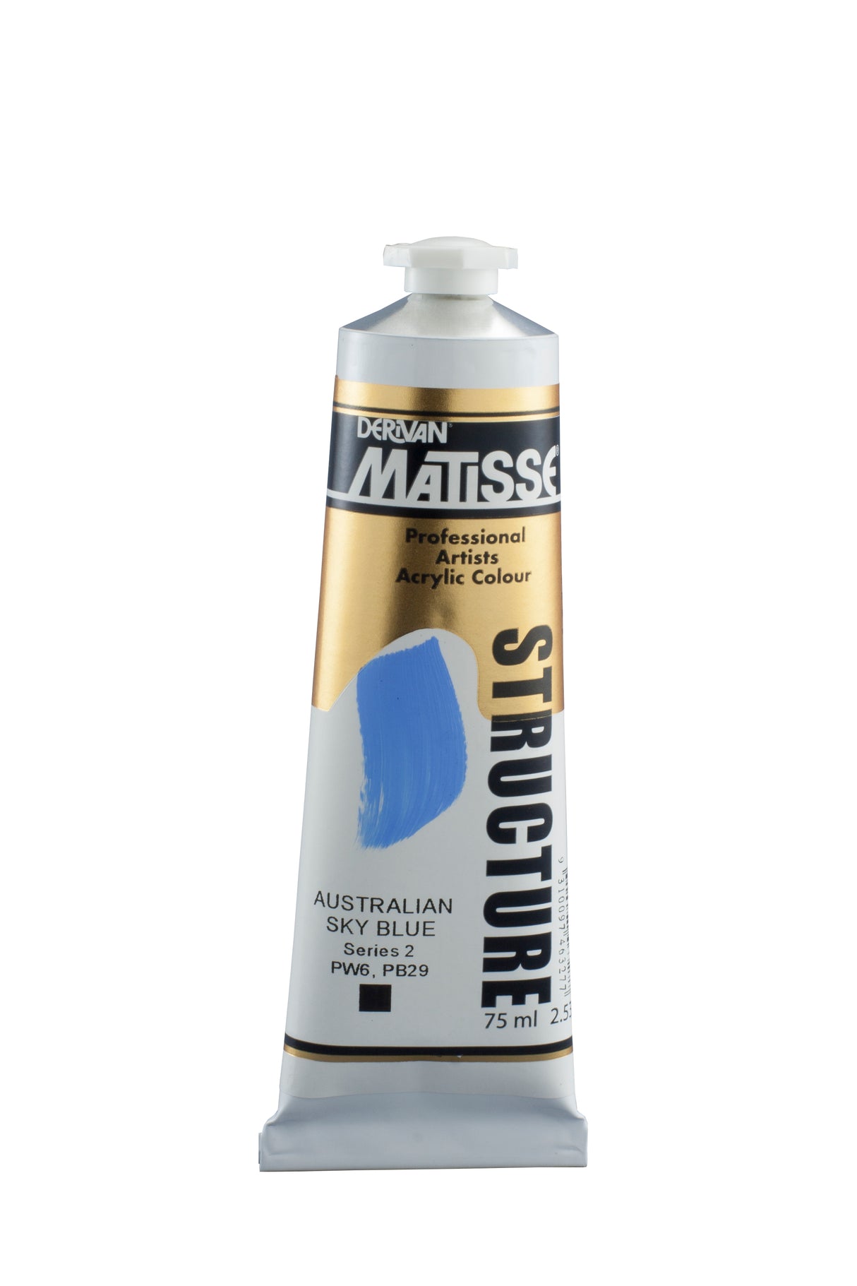 Matisse Structure Acrylic Paint 75ml Tube - Color - AUSTRALIAN SKY BLUE SERIES 2