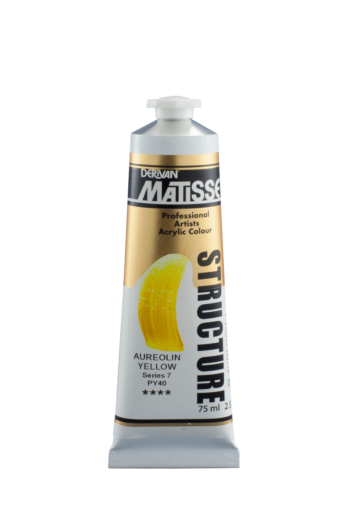 Matisse Structure Acrylic Paint 75ml Tube - Color - AUREOLIN SERIES 7