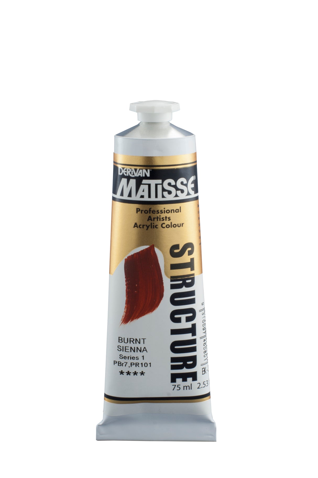 Matisse Structure Acrylic Paint 75ml Tube - Color - BURNT SIENNA SERIES 1
