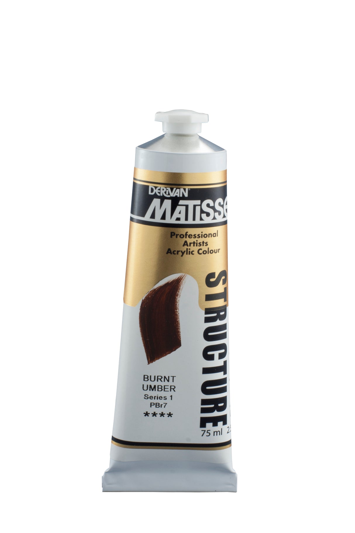 Matisse Structure Acrylic Paint 75ml Tube - Color - BURNT UMBER SERIES 1