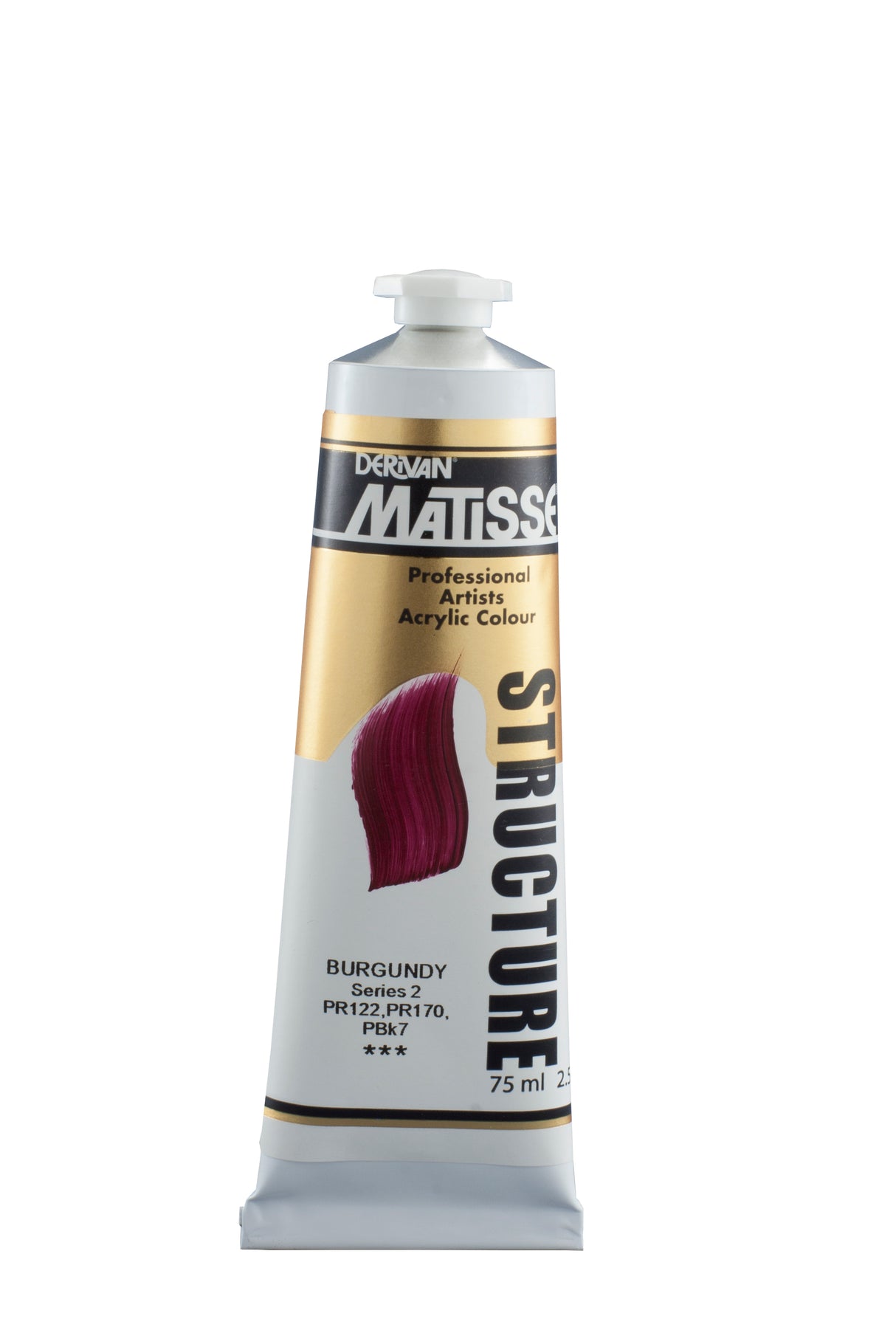 Matisse Structure Acrylic Paint 75ml Tube - Color - BURGUNDY SERIES 2