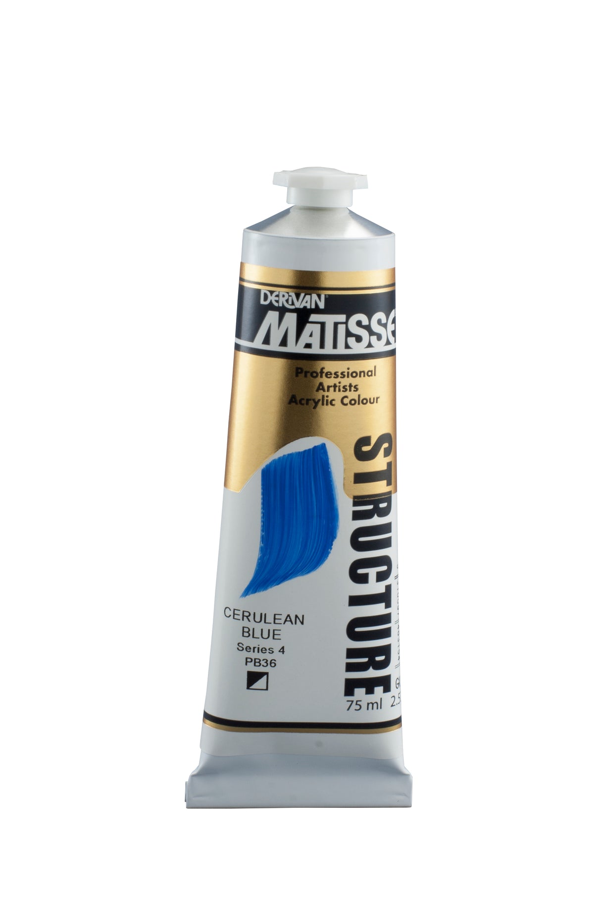 Matisse Structure Acrylic Paint 75ml Tube - Color - CERULEAN BLUE SERIES 4