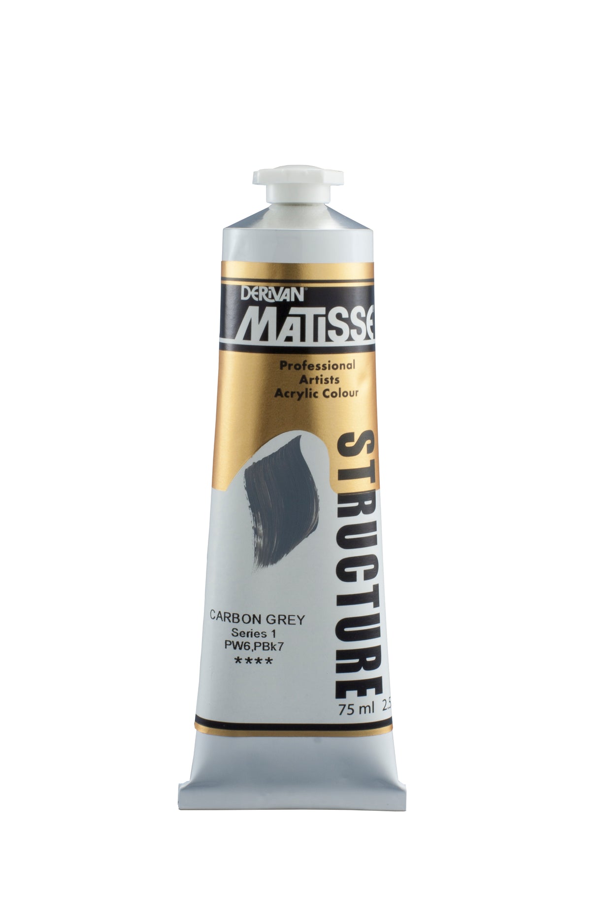 Matisse Structure Acrylic Paint 75ml Tube - Color - CARBON GREY SERIES 1