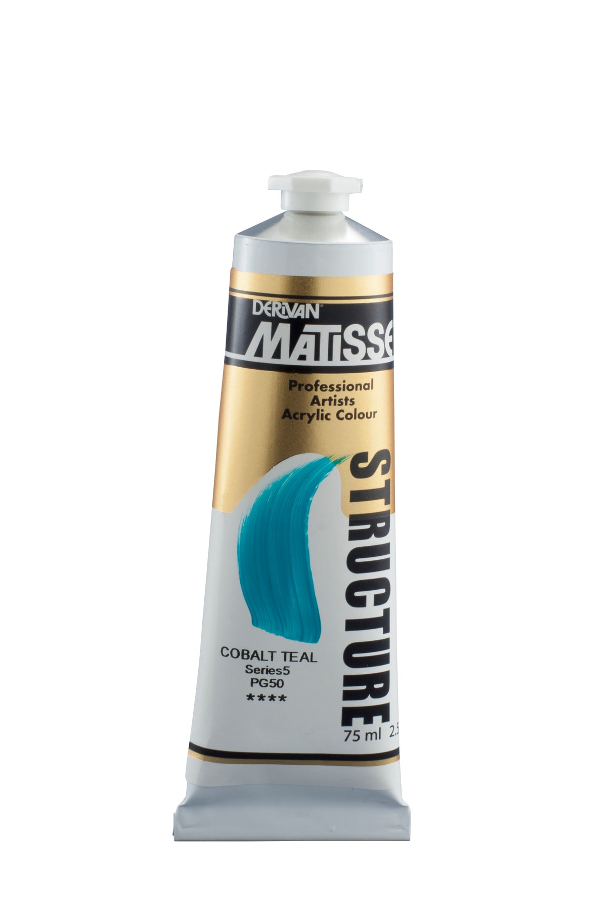 Matisse Structure Acrylic Paint 75ml Tube - Color - COBALT TEAL SERIES 5
