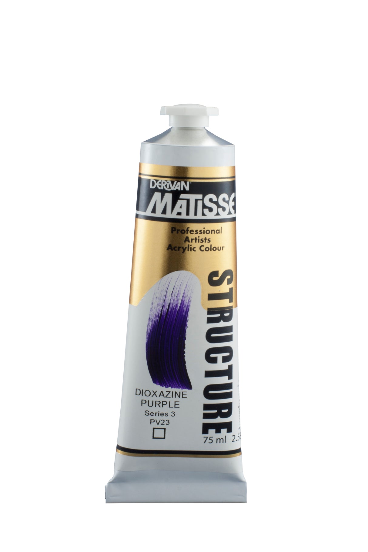 Matisse Structure Acrylic Paint 75ml Tube - Color - DIOXAZIE PURPLE SERIES 3