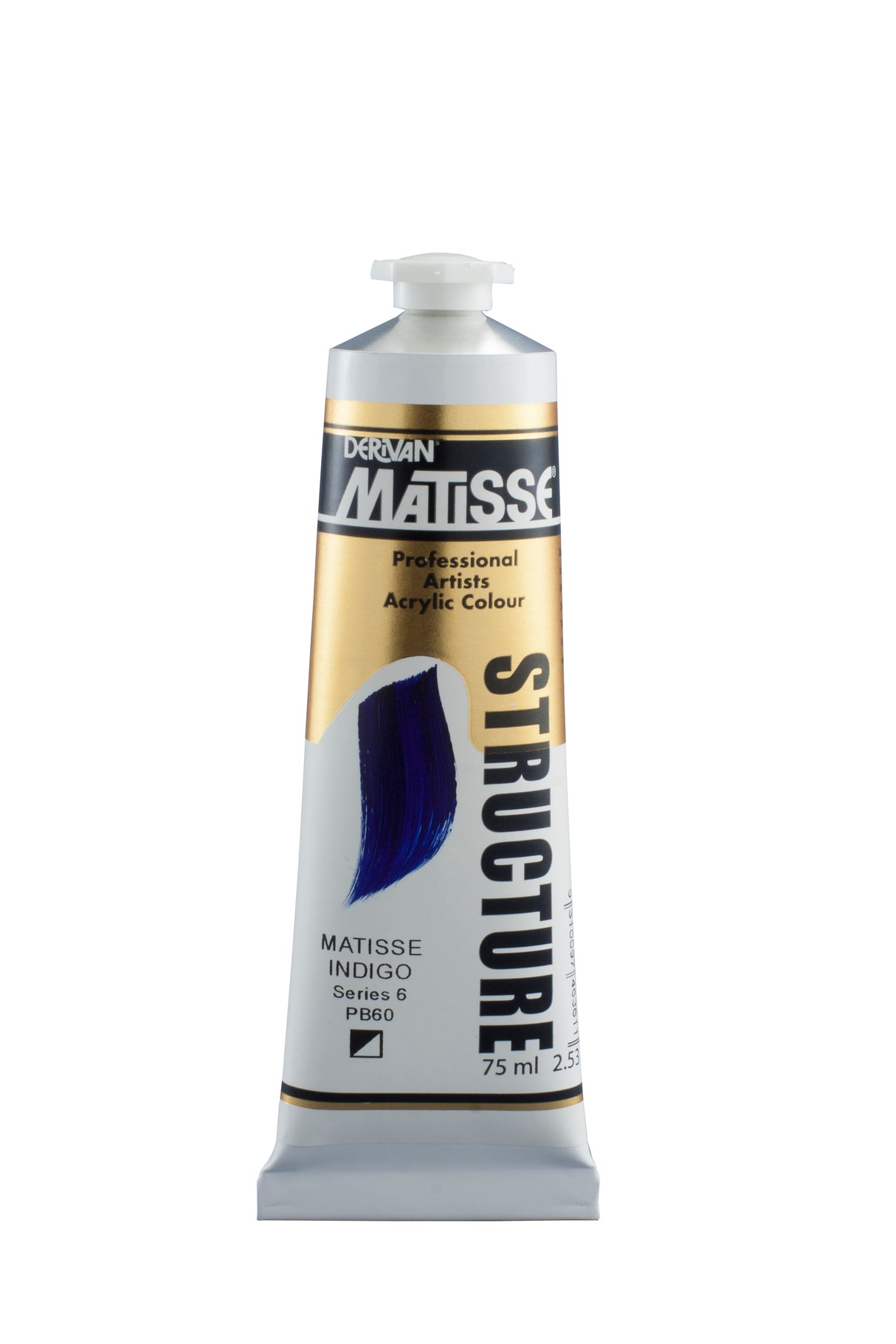 Matisse Structure Acrylic Paint 75ml Tube - Color - MATISSE INDIGO SERIES 6