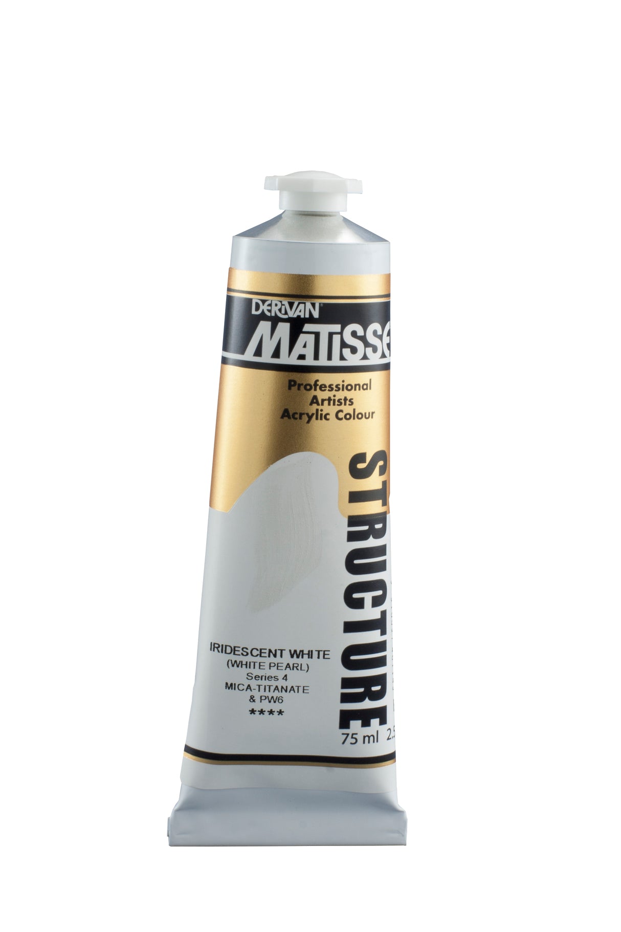 Matisse Structure Acrylic Paint 75ml Tube - Color - IRIDESCENT WHITE SERIES 4