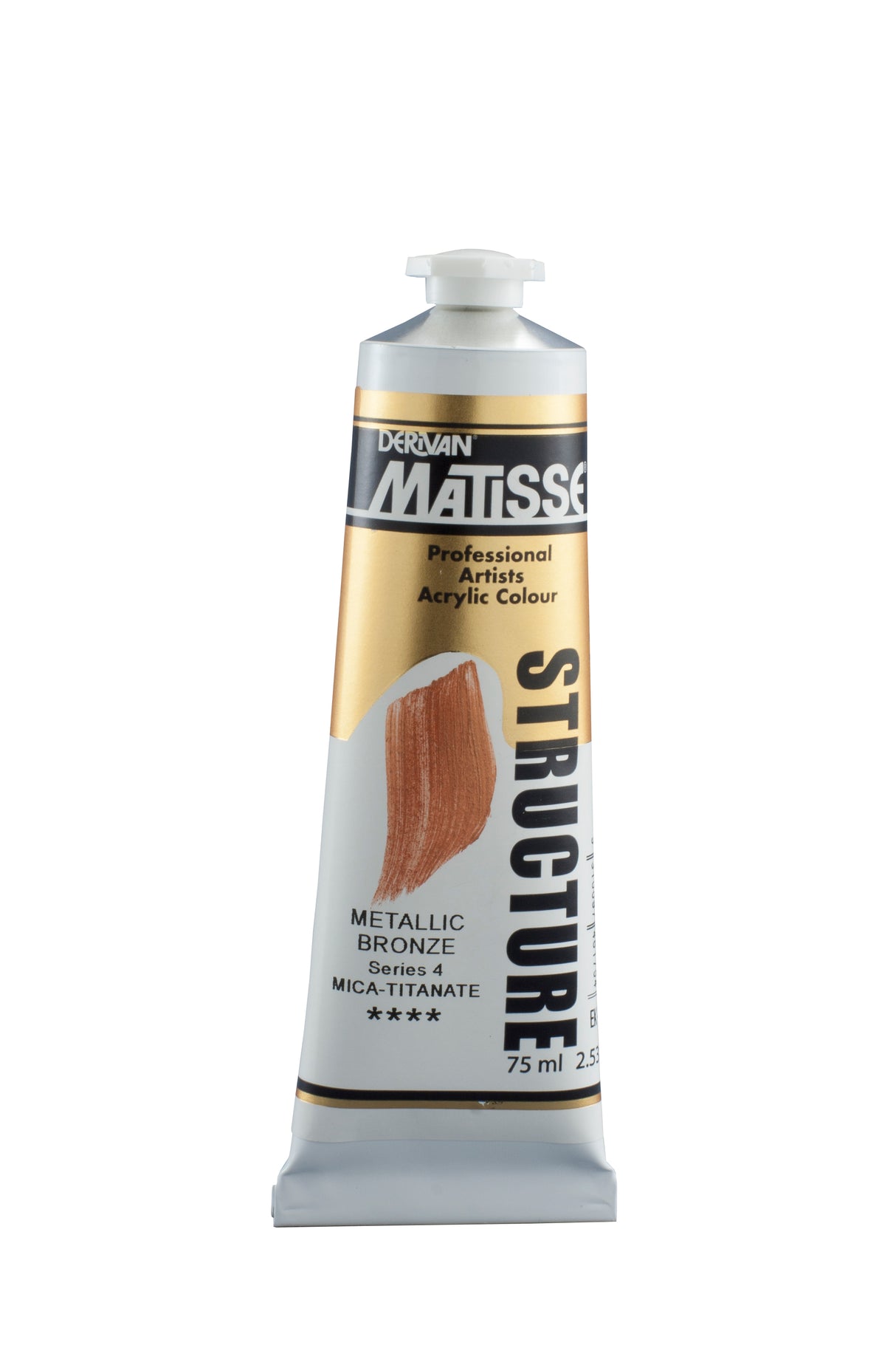 Matisse Structure Acrylic Paint 75ml Tube - Color - METALLIC BRONZE SERIES 4