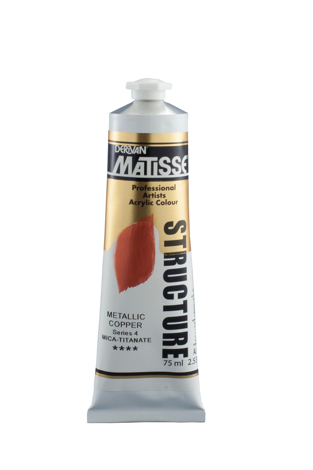 Matisse Structure Acrylic Paint 75ml Tube - Color - METALLIC COPPER SERIES 4