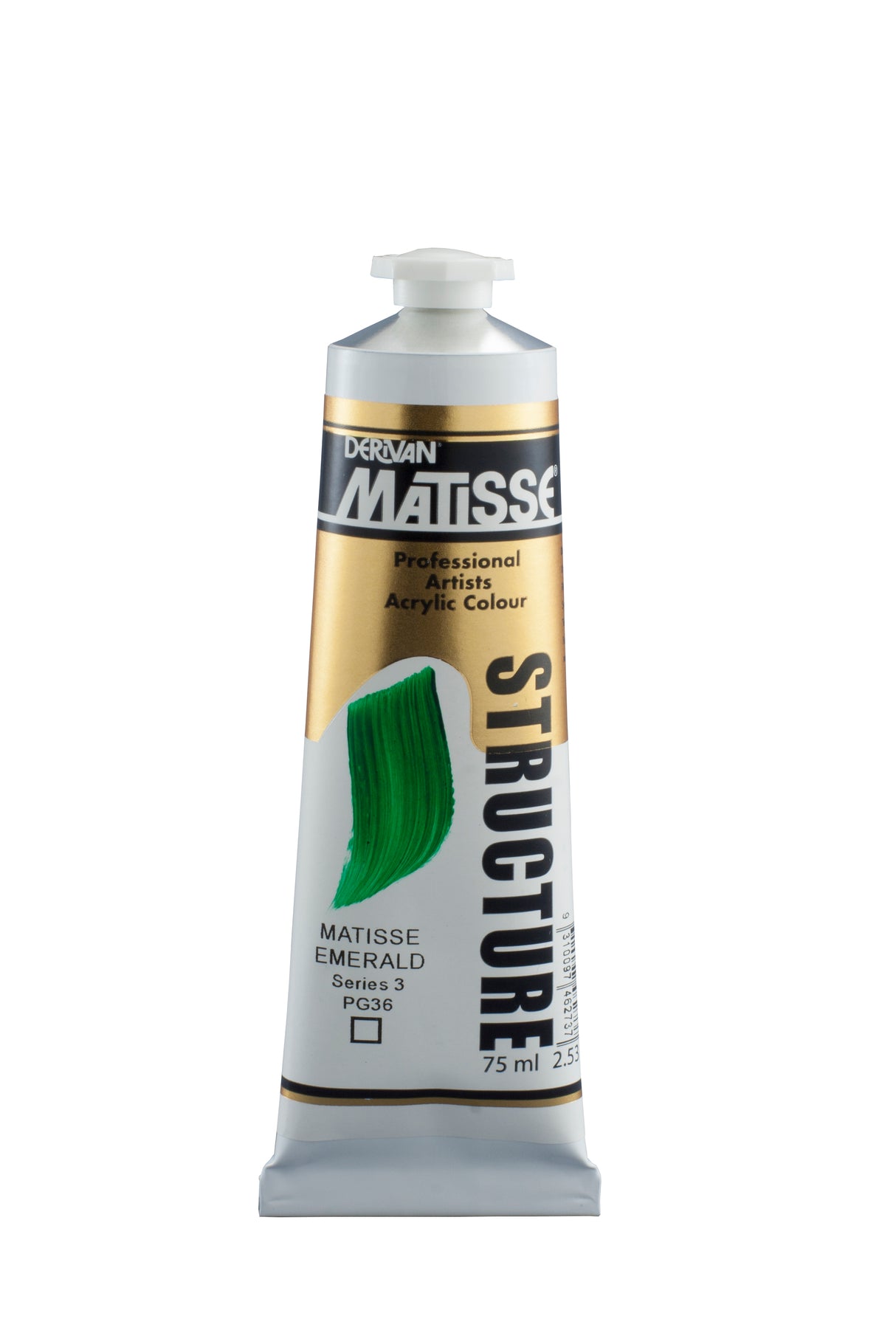 Matisse Structure Acrylic Paint 75ml Tube - Color - MATISSE EMERALD SERIES 3