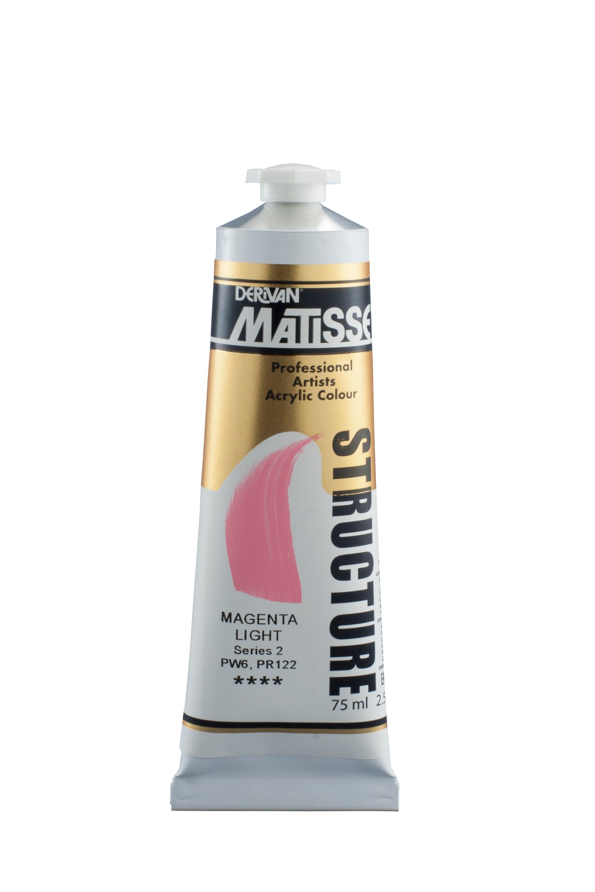 Matisse Structure Acrylic Paint 75ml Tube - Color - MAGENTA LIGHT SERIES 2