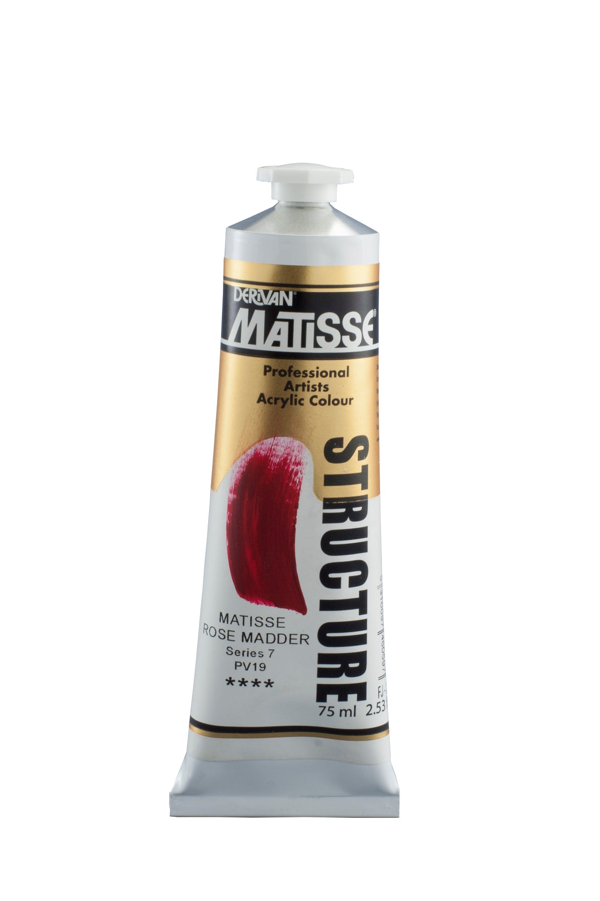 Matisse Structure Acrylic Paint 75ml Tube - Color - MATISSE ROSE MADDER SERIES 7