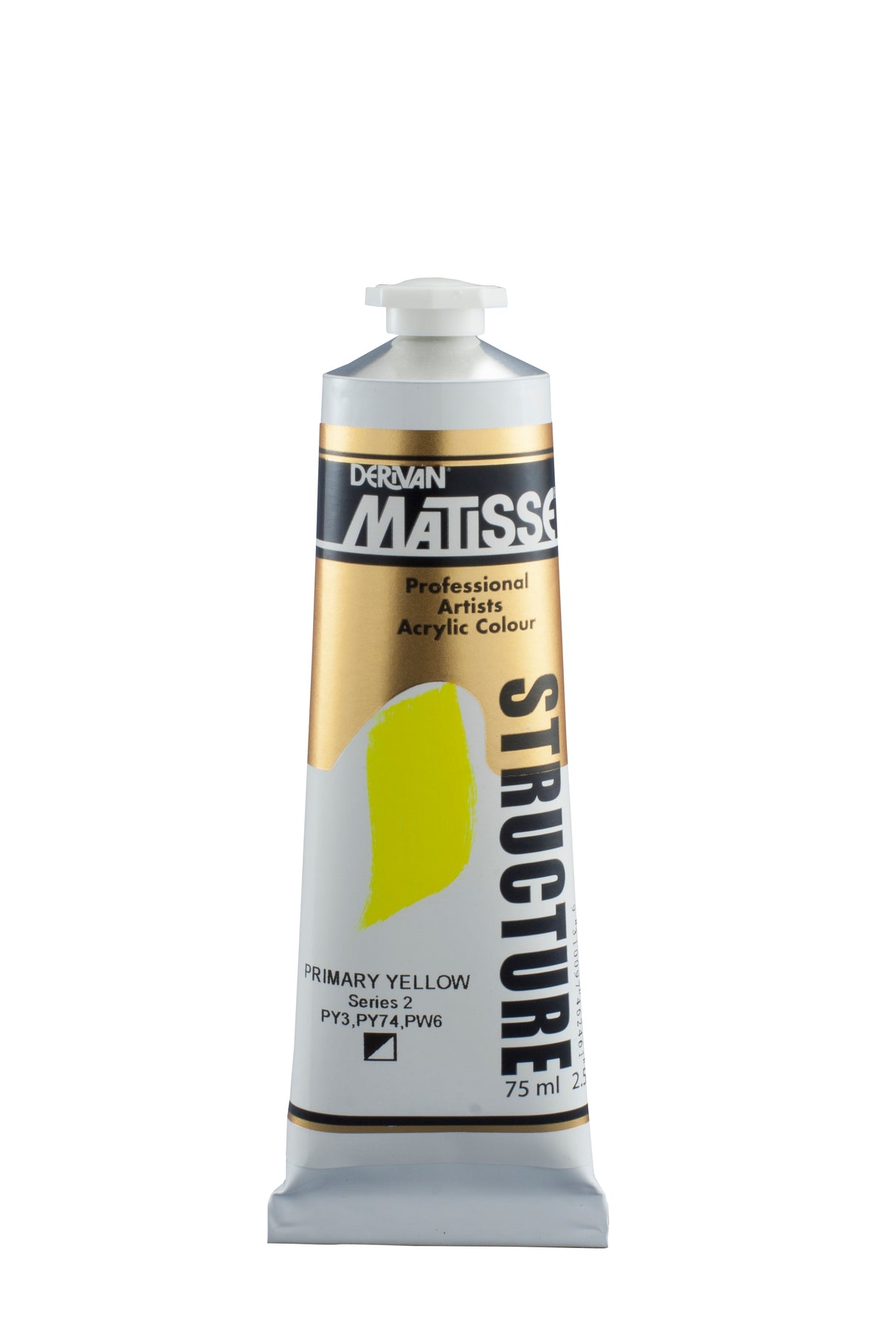 Matisse Structure Acrylic Paint 75ml Tube - Color - PRIMARY YELLOW SERIES 2
