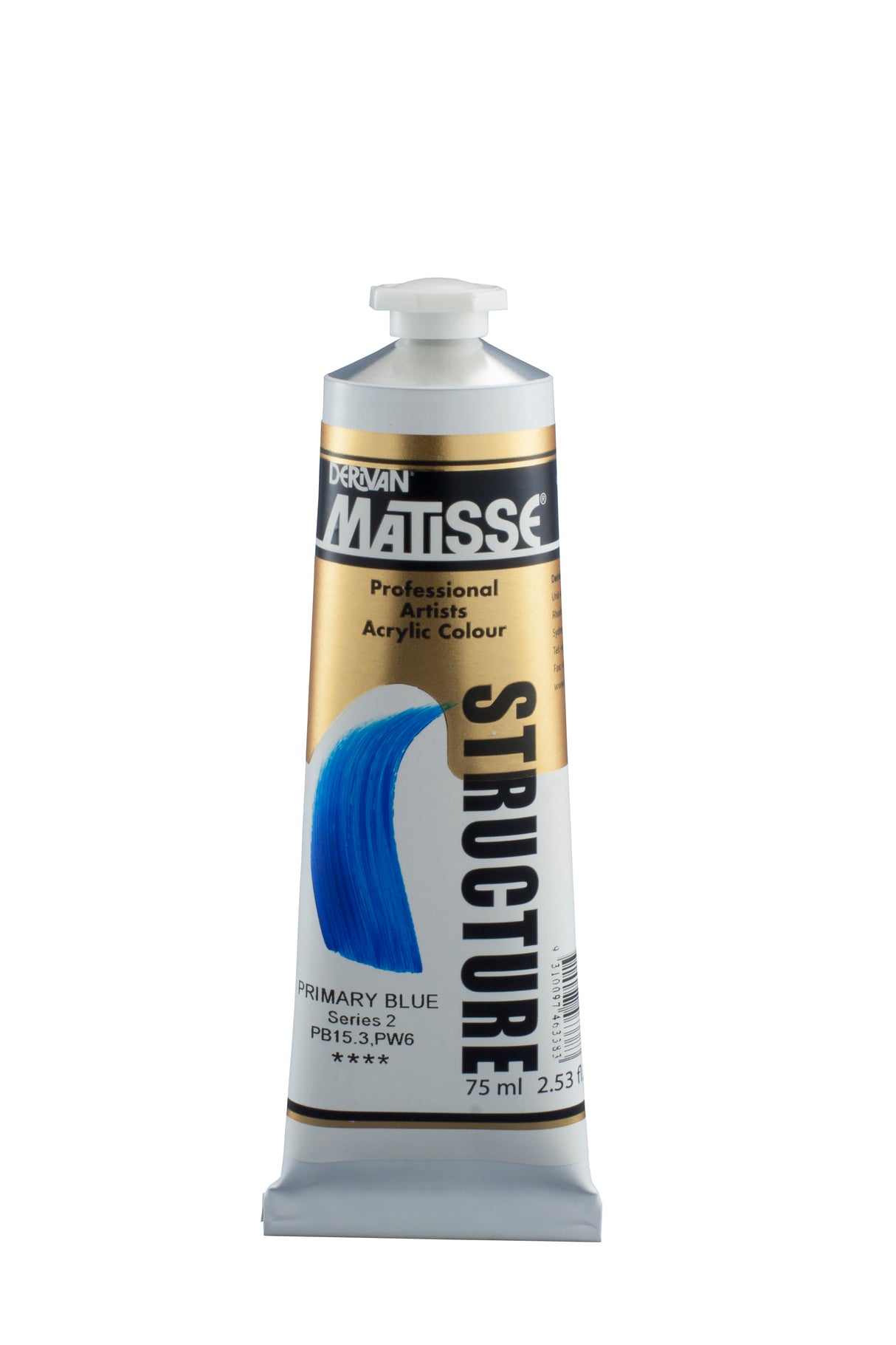 Matisse Structure Acrylic Paint 75ml Tube - Color - PRIMARY BLUE SERIES 2