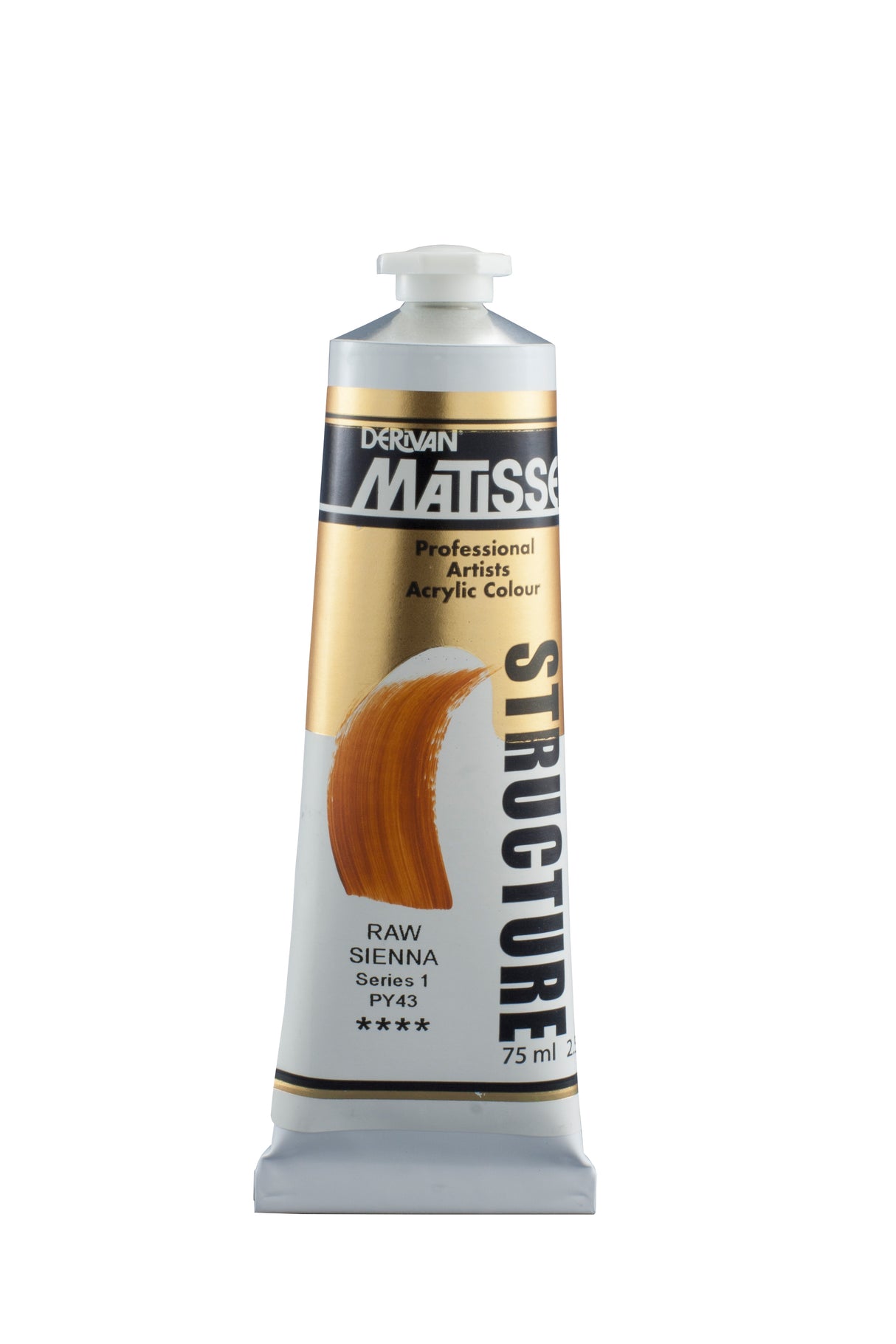 Matisse Structure Acrylic Paint 75ml Tube - Color - RAW SIENNA SERIES 1