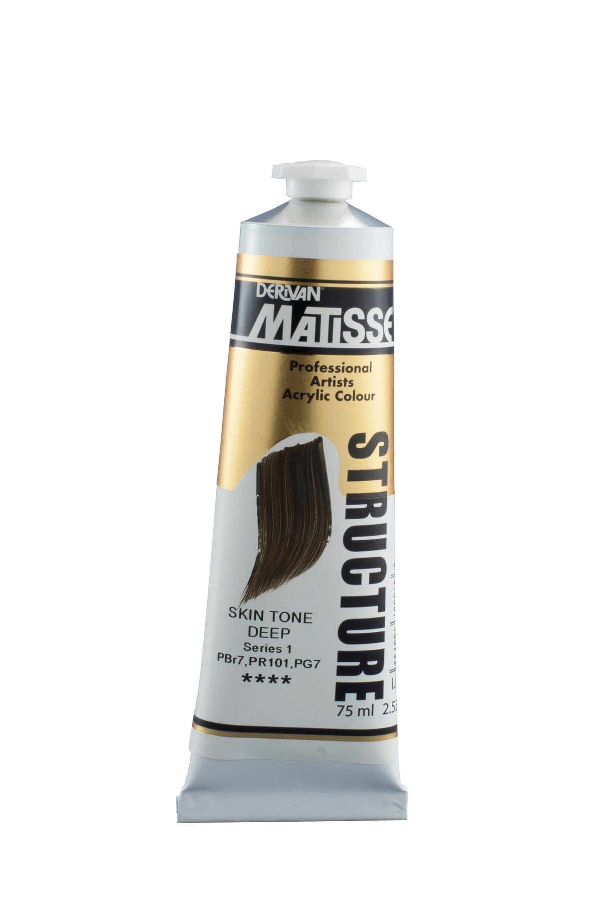 Matisse Structure Acrylic Paint 75ml Tube - Color - SKIN TONE DEEP SERIES 1
