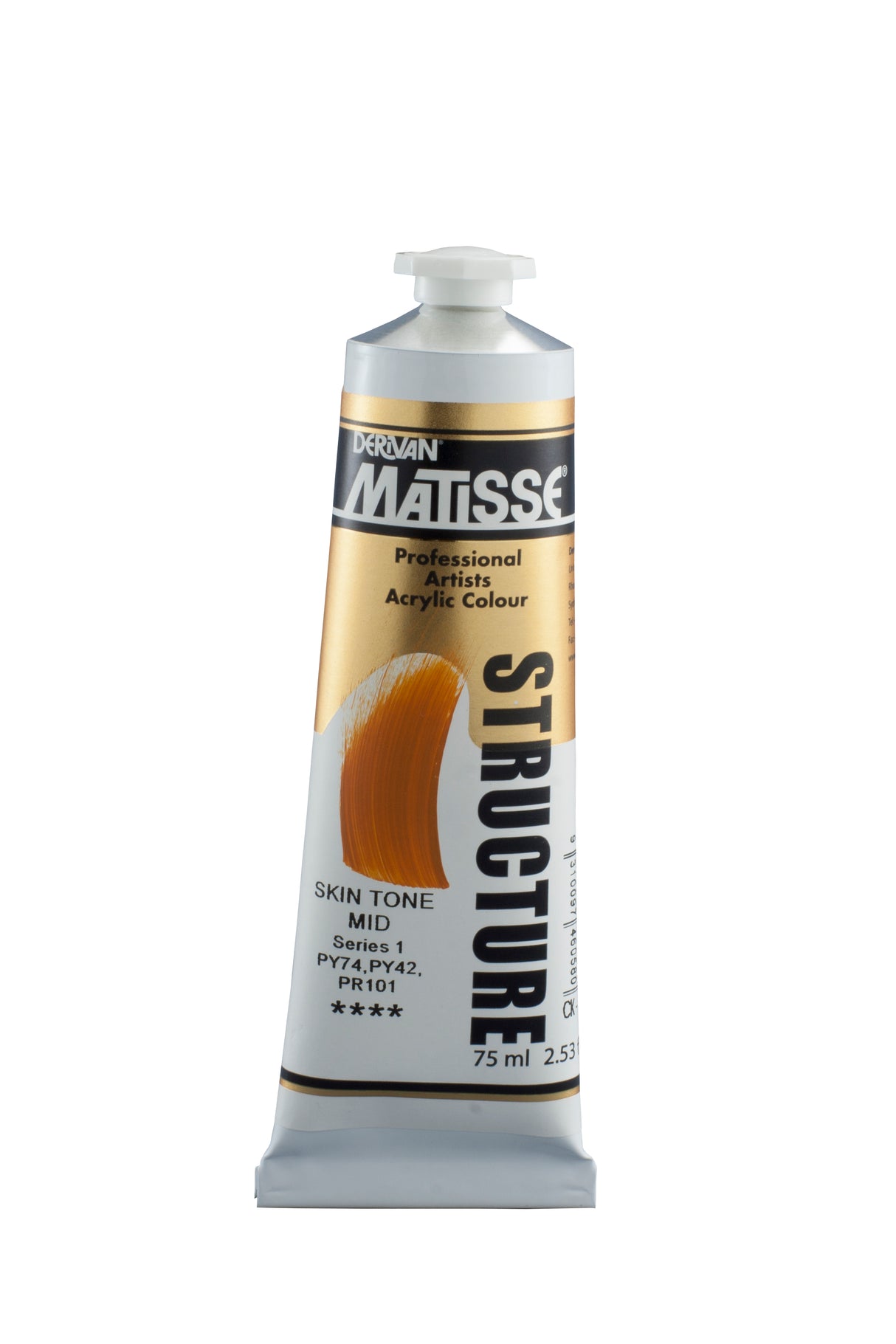 Matisse Structure Acrylic Paint 75ml Tube - Color - SKIN TONE MEDIUM SERIES 1