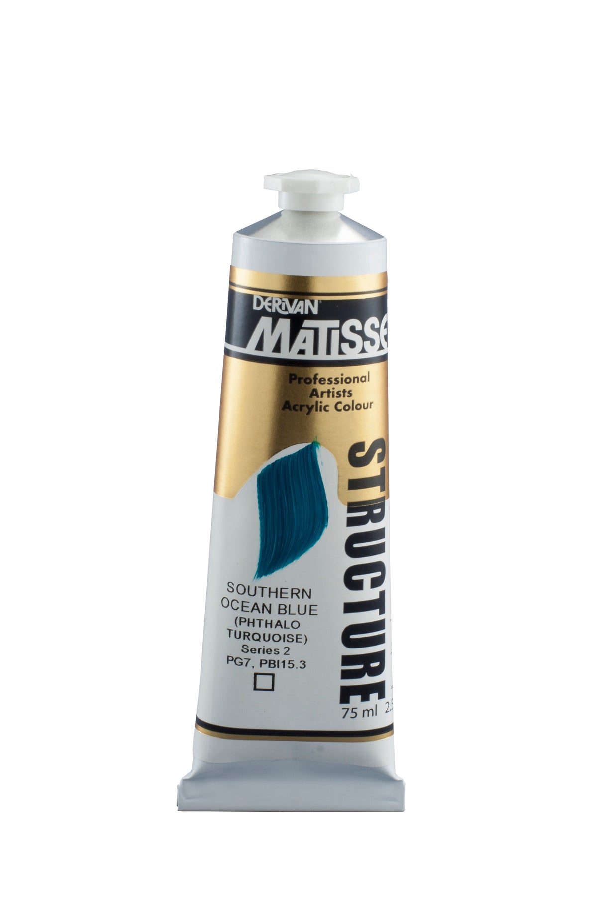 Matisse Structure Acrylic Paint 75ml Tube - Color - SOUTHERN OCEAN BLUE SERIES 2