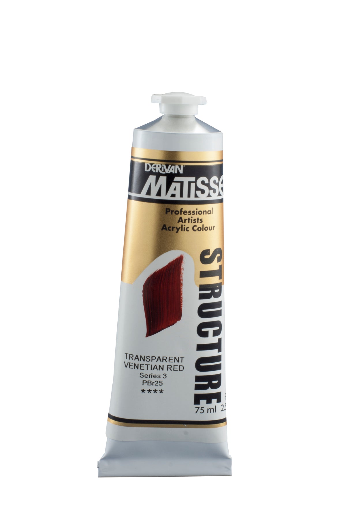 Matisse Structure Acrylic Paint 75ml Tube - Color - TRANSPARENT VENETIAN SERIES 3