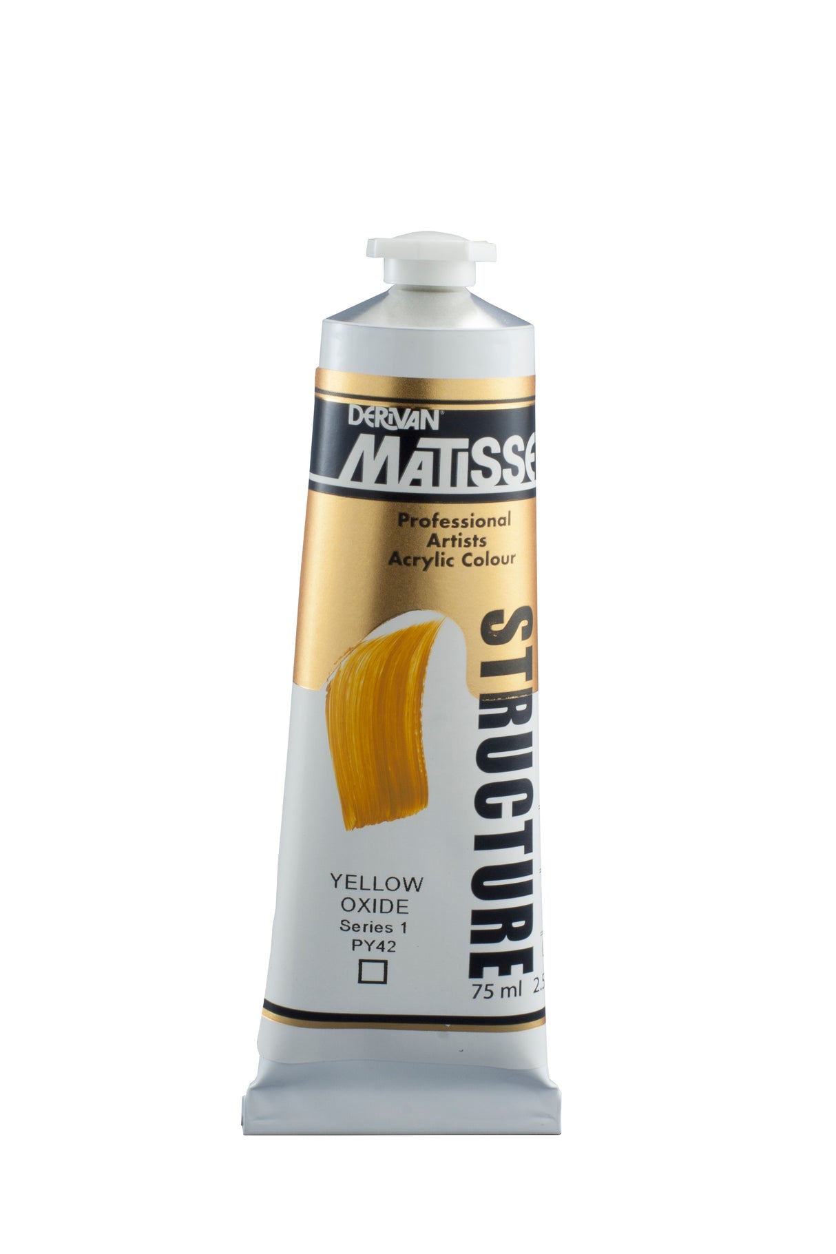 Matisse Structure Acrylic Paint 75ml Tube - Color - YELLOW OXIDE SERIES 1