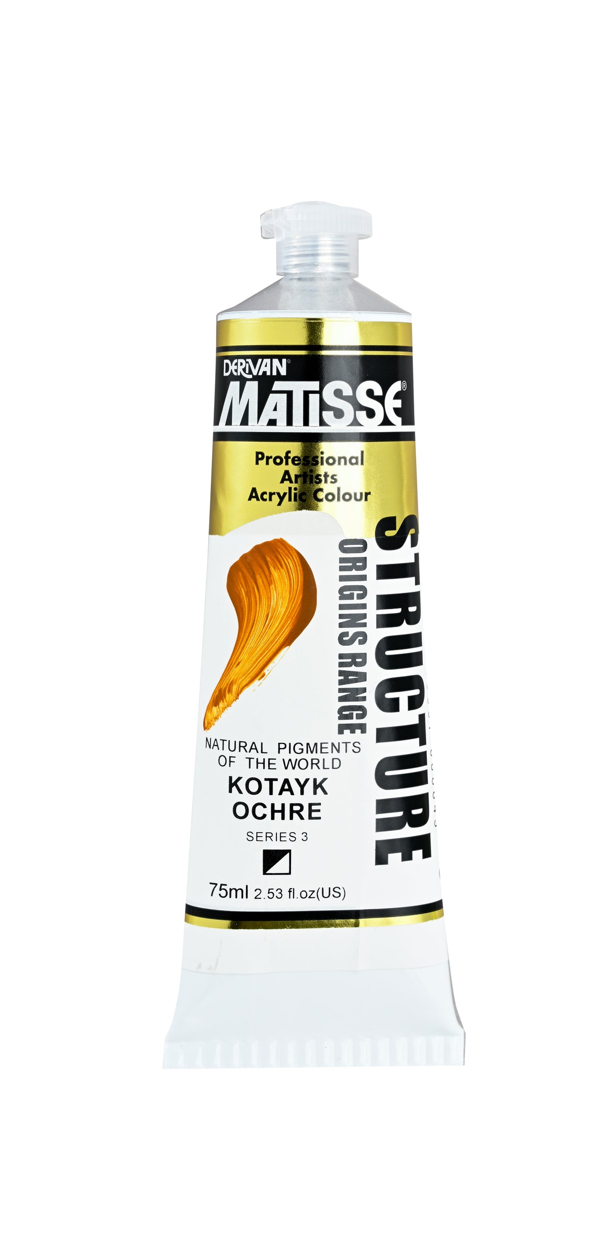 Matisse Structure Acrylic Paint 75ml Tube - Color - KOTAYK OCHRE SERIES 3
