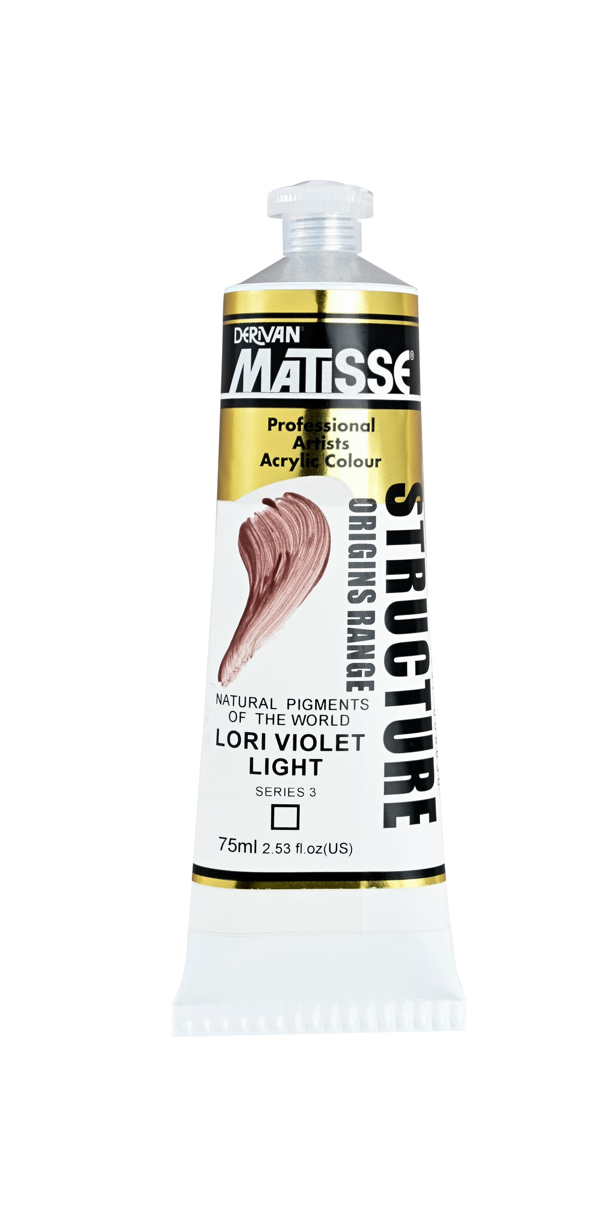 Matisse Structure Acrylic Paint 75ml Tube - Color - LORI VIOLET LIGHT SERIES 3