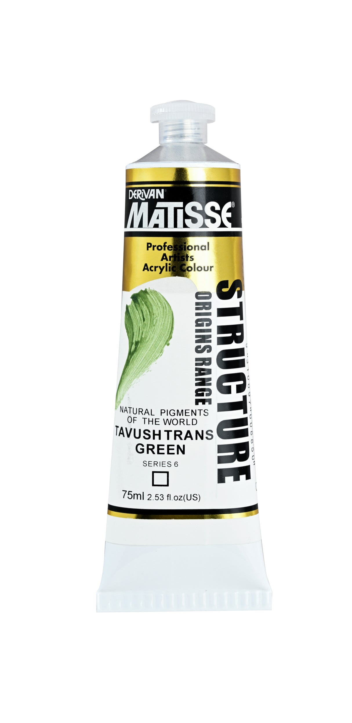 Matisse Structure Acrylic Paint 75ml Tube - Color - TAVUSH TRAN GREEN SERIES 6
