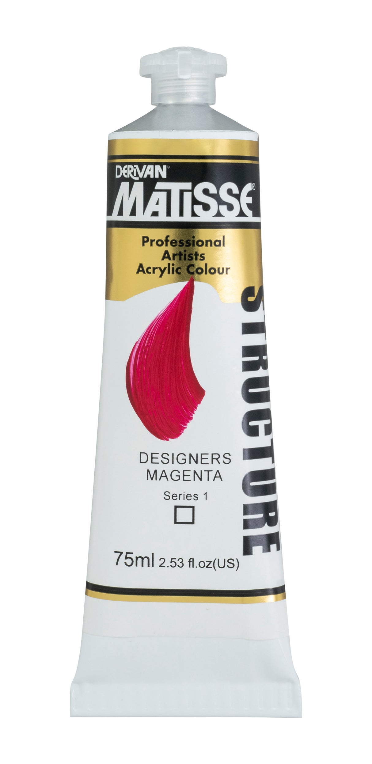 Matisse Structure Acrylic Paint 75ml Tube - Color - DESIGNERS MAGENTA SERIES 1