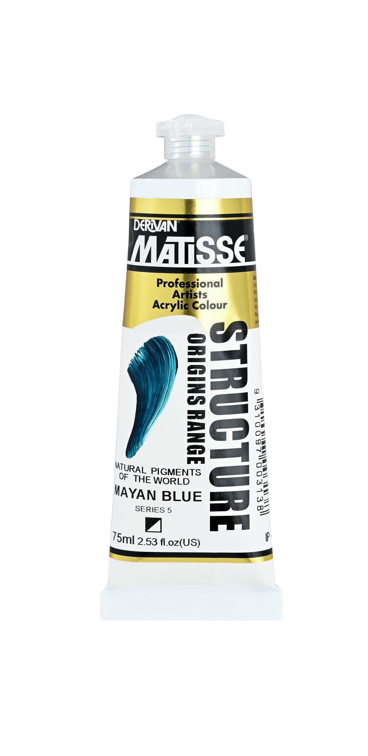 Matisse Structure Acrylic Paint 75ml Tube - Color - MAYAN BLUE SERIES 5