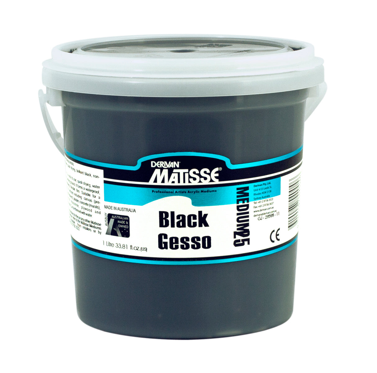 Matisse Black Gesso MM25