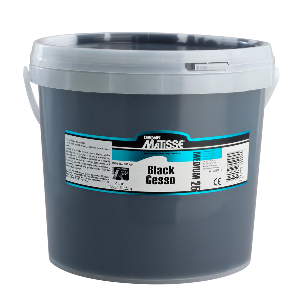 Matisse Black Gesso MM25