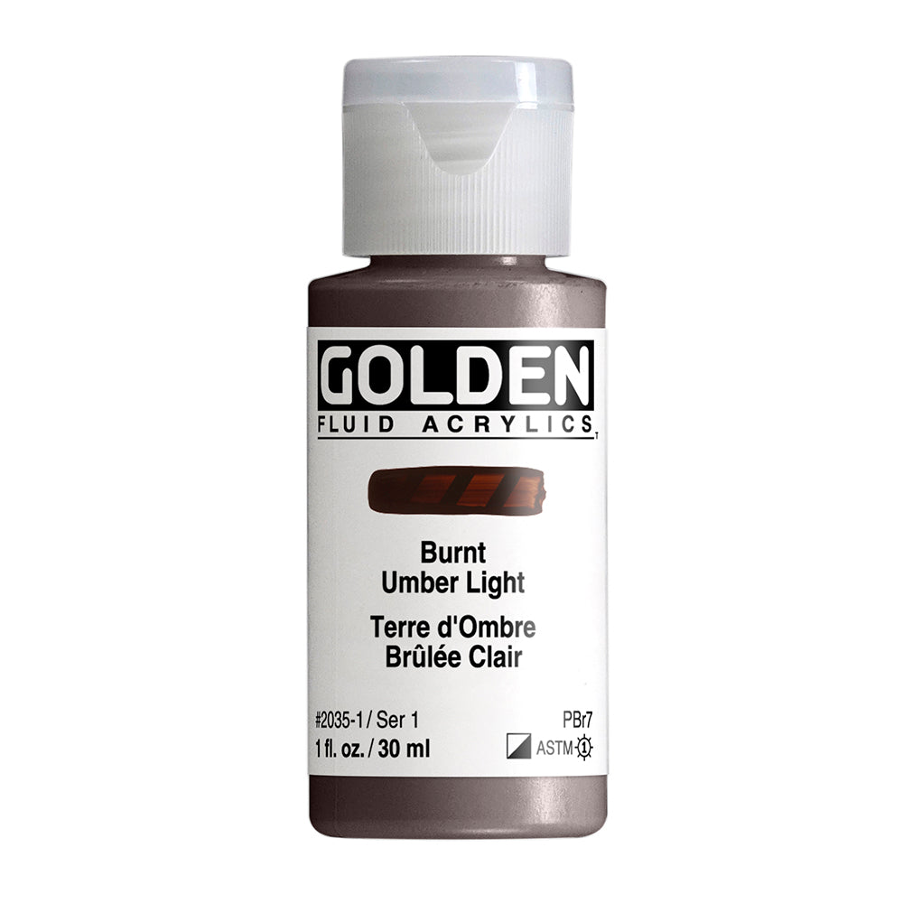 Golden Fluid Acrylic Paint 30ml Bottles