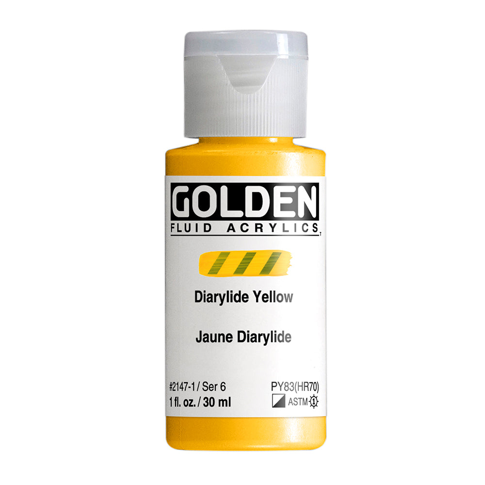 Golden Fluid Acrylic Paint 30ml Bottles