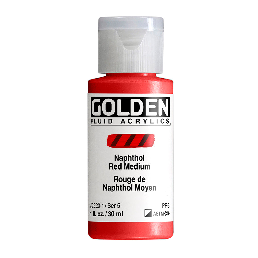 Golden Fluid Acrylic Paint 30ml Bottles