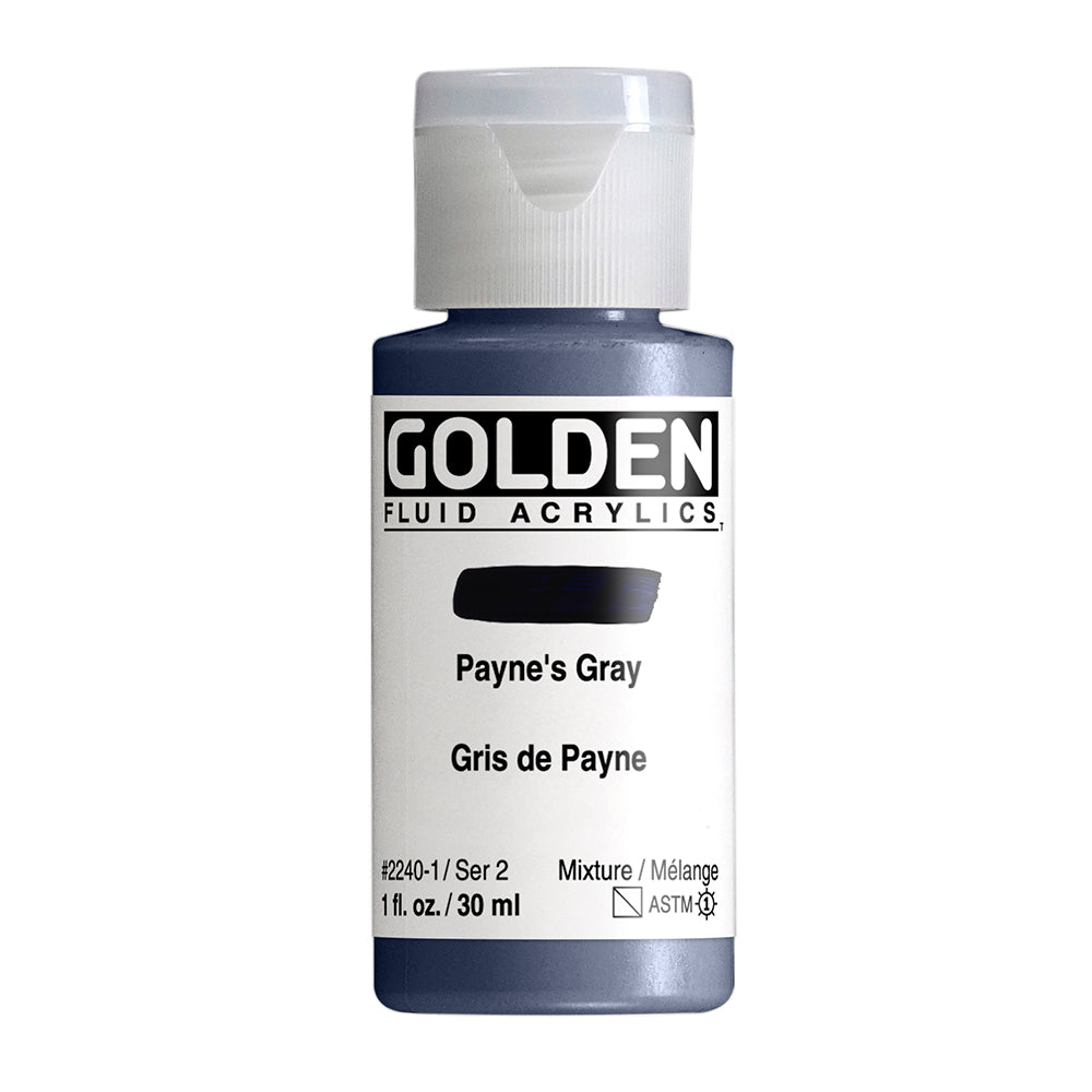 Golden Fluid Acrylic Paint 30ml Bottles