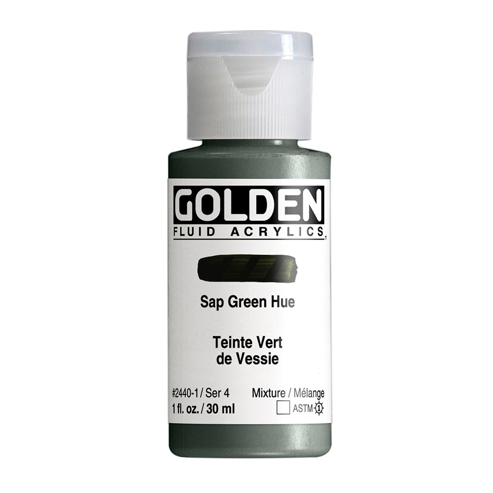 Golden Fluid Acrylic Paint 30ml Bottles